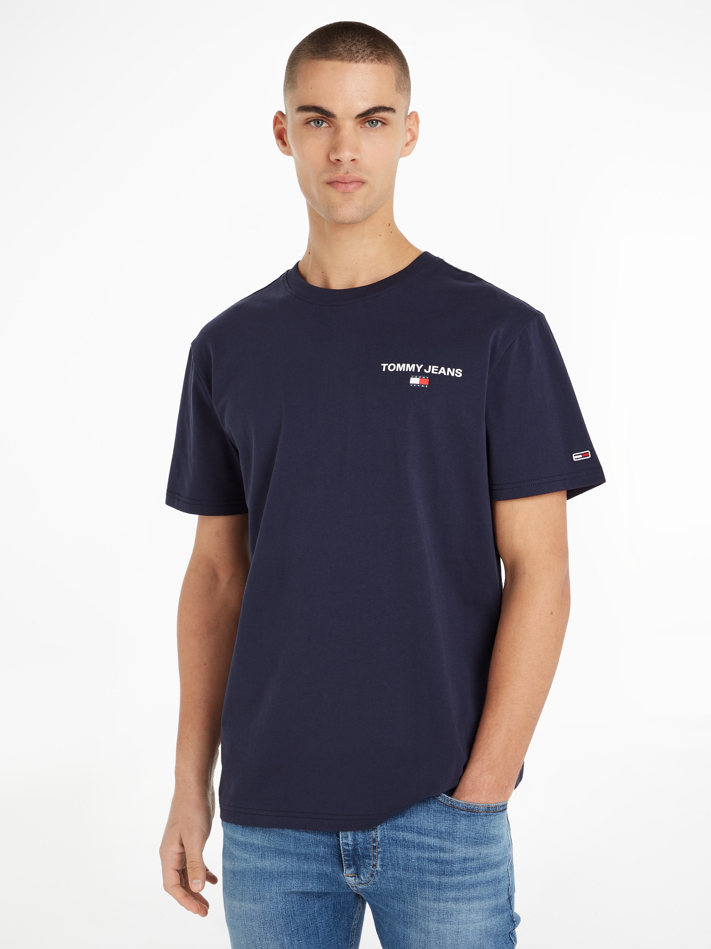LINEAR PRINT Jeans T-Shirt | BAUR ▷ kaufen TEE« Tommy »TJM CLSC BACK