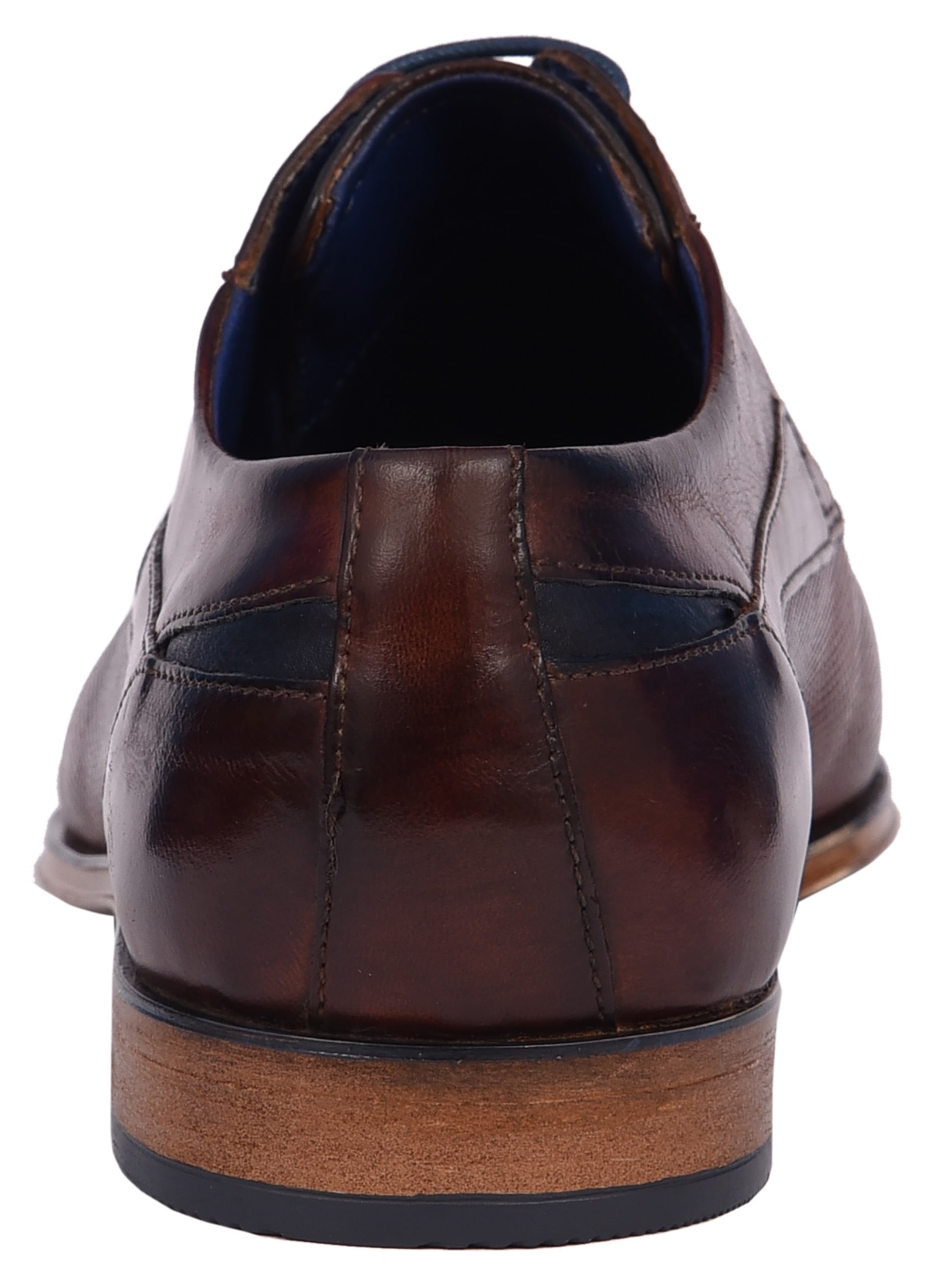 bugatti Schnürschuh, Abendschuh, Businessschuh, Festtagsschuh mit Hand Finish