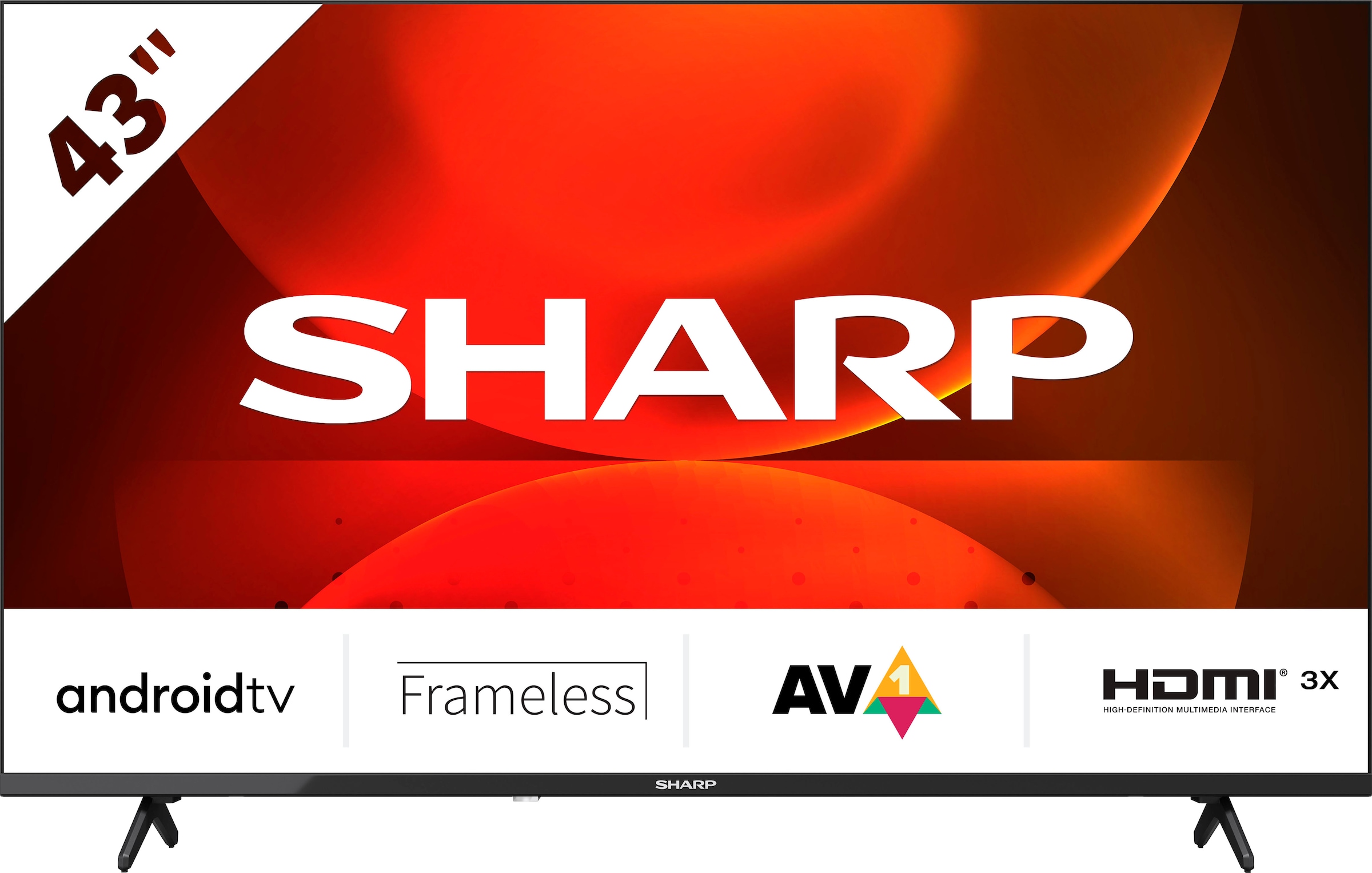 Sharp LED-Fernseher »2T-C43FHx« Full HD Andr...