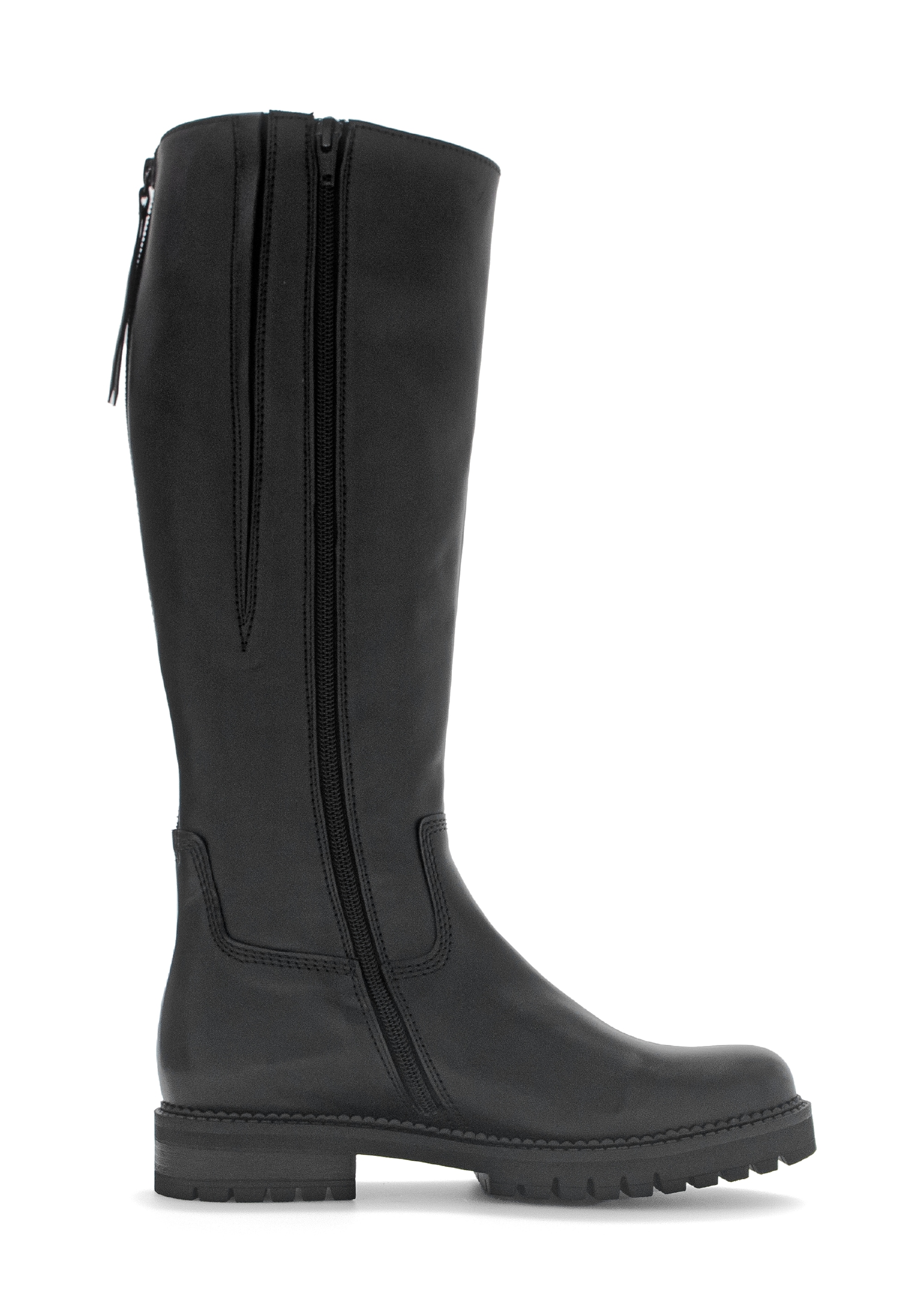 Gabor Stiefel »DAVOS«, Blockabsatz, Langschaftstiefel in Komfortweite H (= sehr weit)