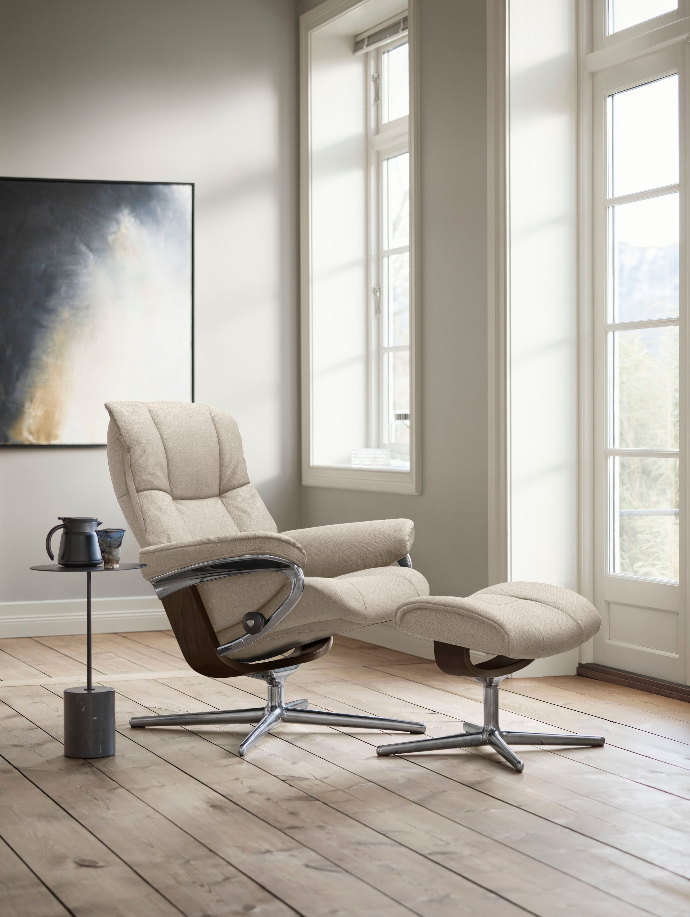 Stressless Relaxsessel "Mayfair", mit Cross Base, Größe S, M & L, Holzakzen günstig online kaufen