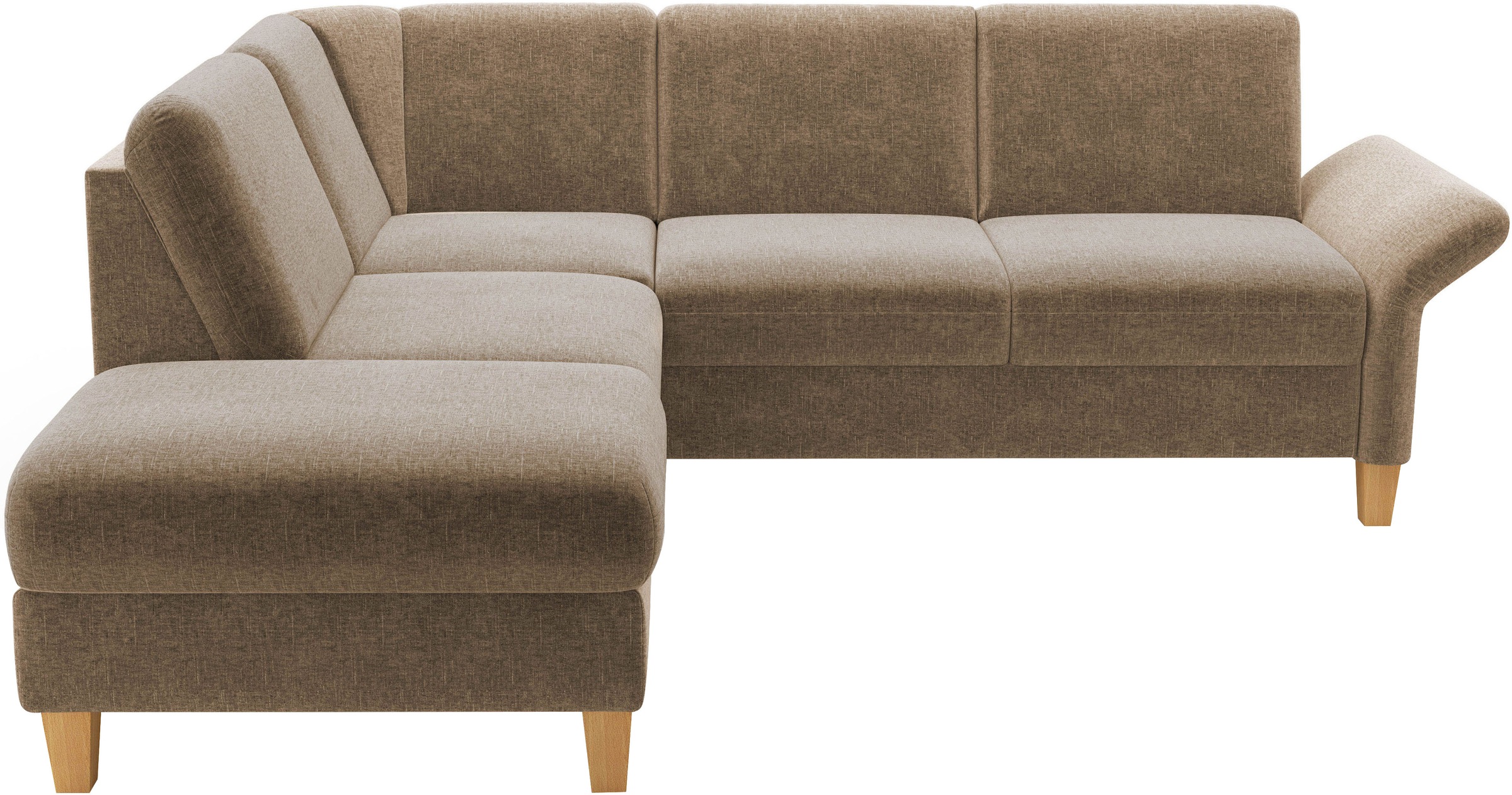 Home affaire Ecksofa "Rochelle, L-Form" wahlweise mit Armteilverstellung, B günstig online kaufen