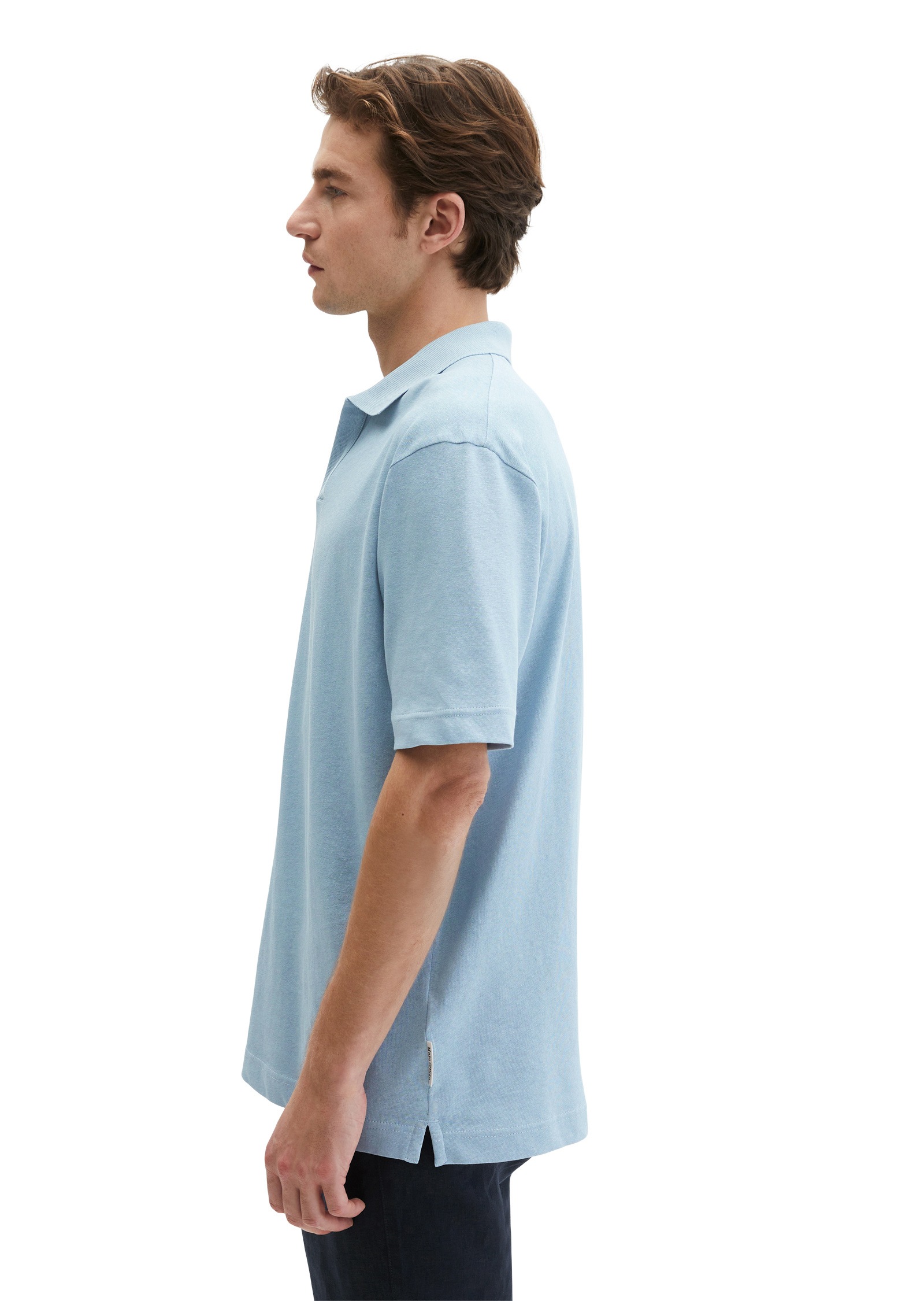 Marc O'Polo Poloshirt »aus Baumwoll-Leinen-Mix«