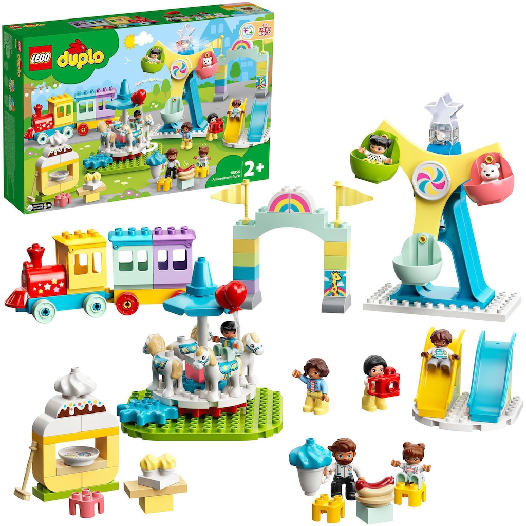 LEGO® Konstruktionsspielsteine »Erlebnispark (10956), LEGO® DUPLO® Town«, (95 St.)