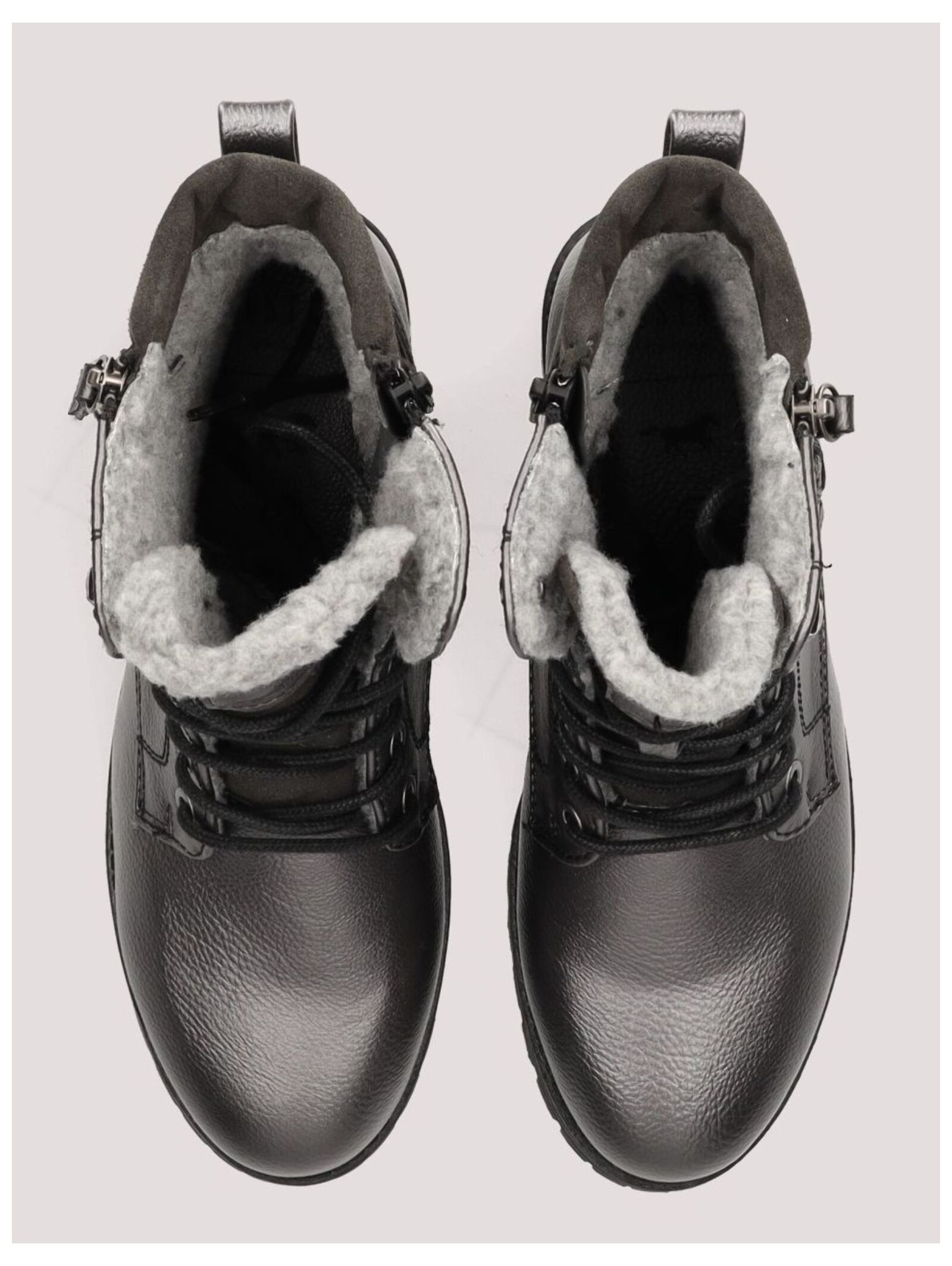 Mustang Shoes Schnürstiefelette "Mustang Shoes Stiefelette Lederimitat" günstig online kaufen