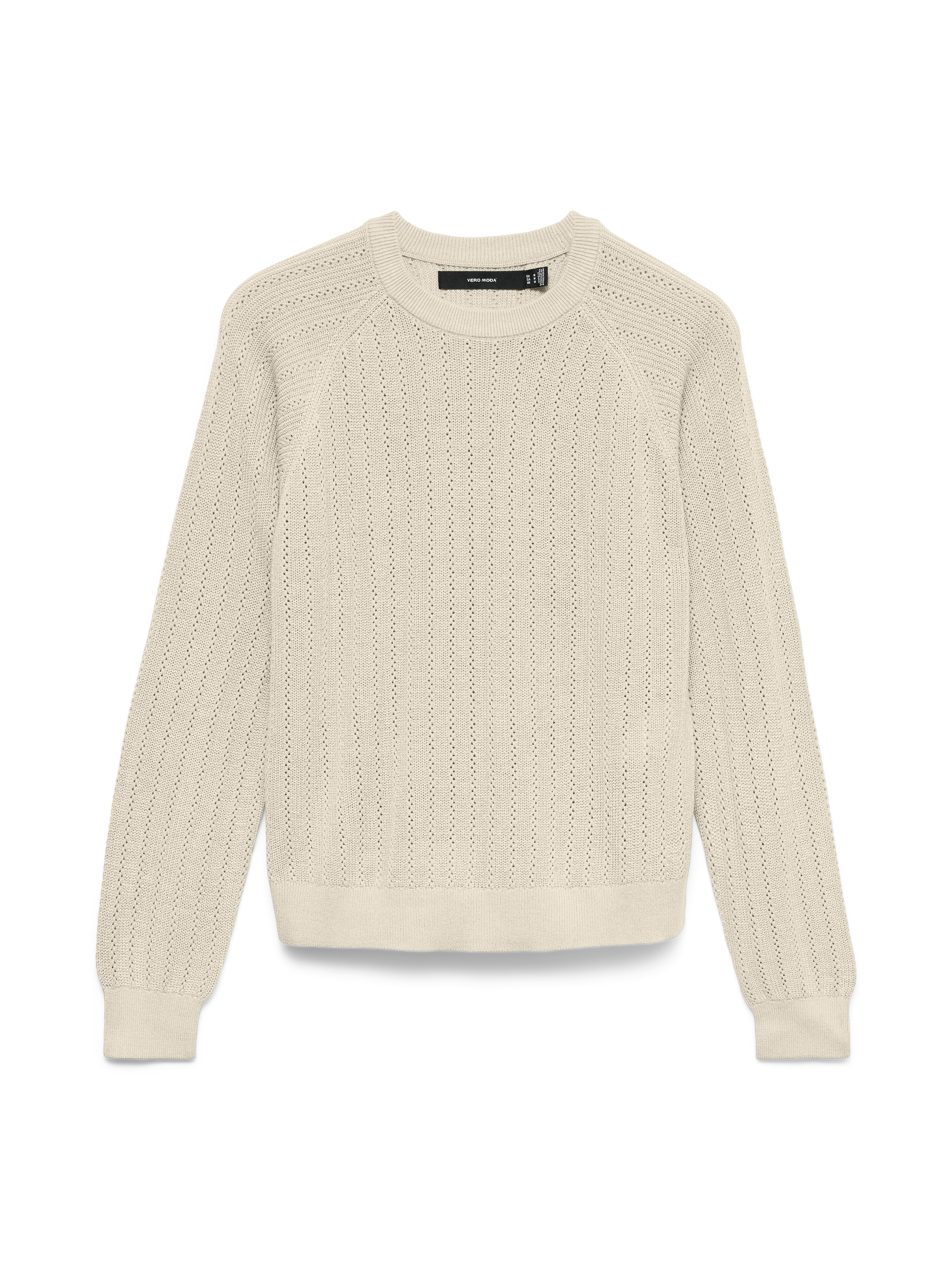 Vero Moda Strickpullover »VMNEWLEX POINTELLE LS O-N PULLOVER NOOS«