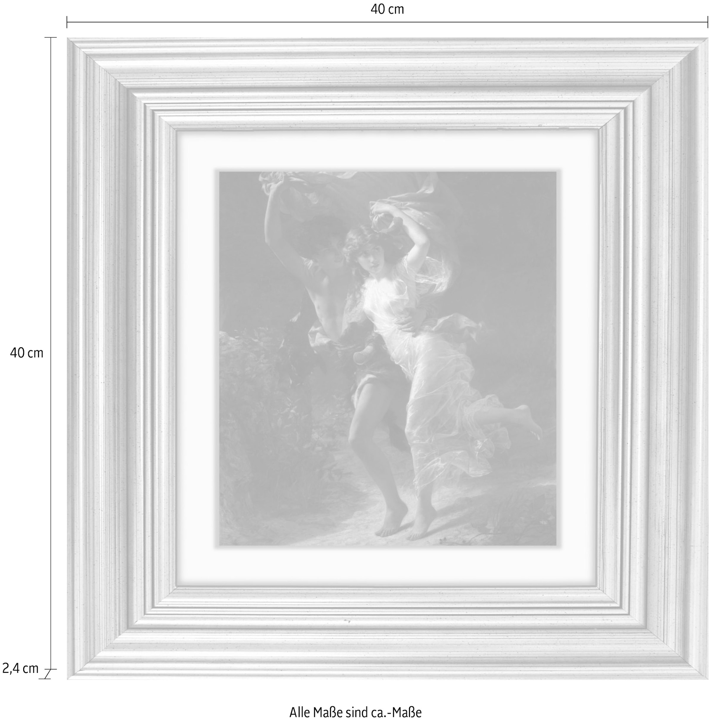 queence Acrylglasbild »Pärchen« Bilder von Liebespaaren | Gemälde | Historische Persönlichkeiten | Kunst Fine Art-Print in Galeriequalität