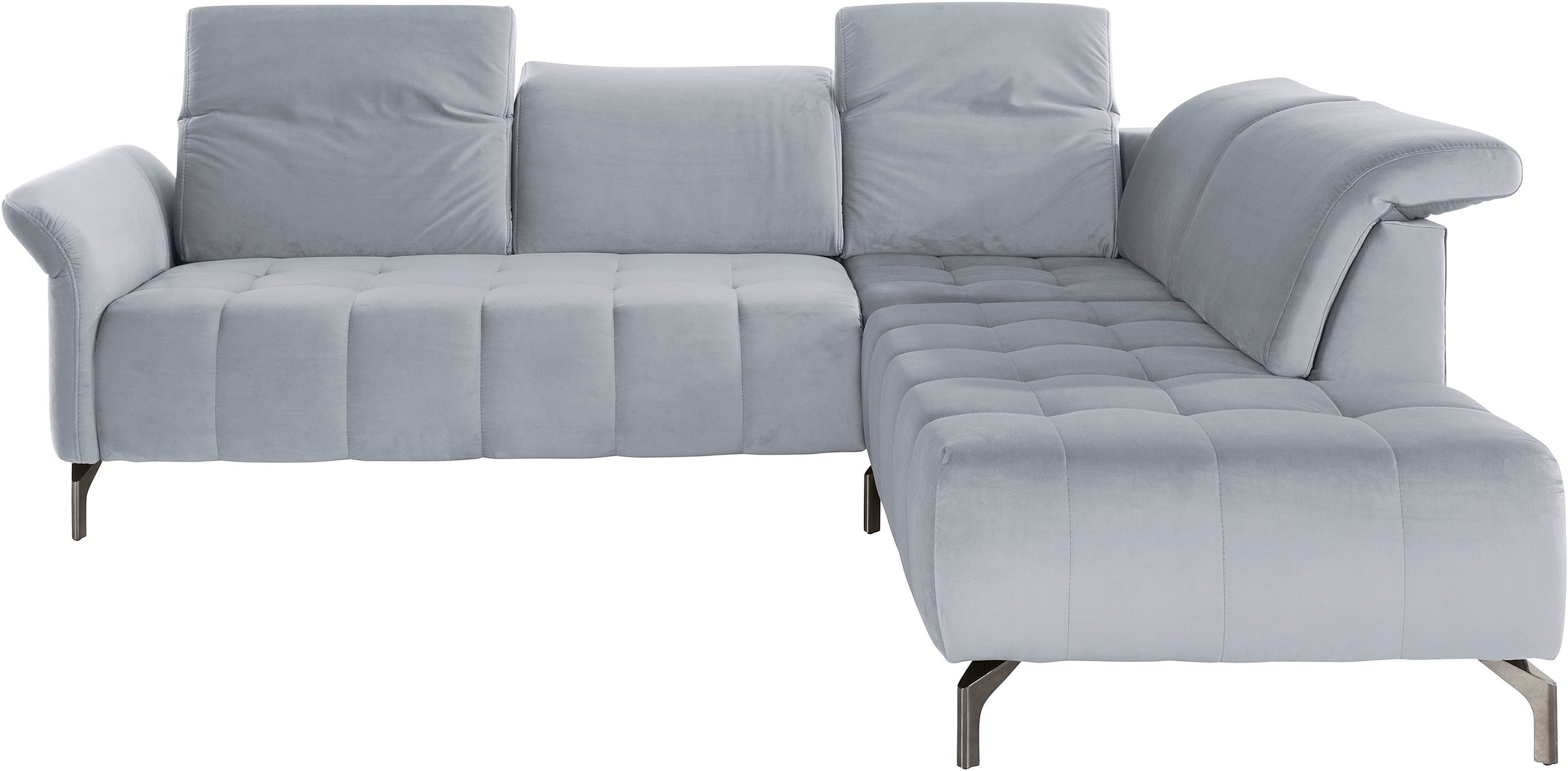 INOSIGN Ecksofa "Fresh L-Form" Federkern, wahlweise Kopfteilverstellung und günstig online kaufen