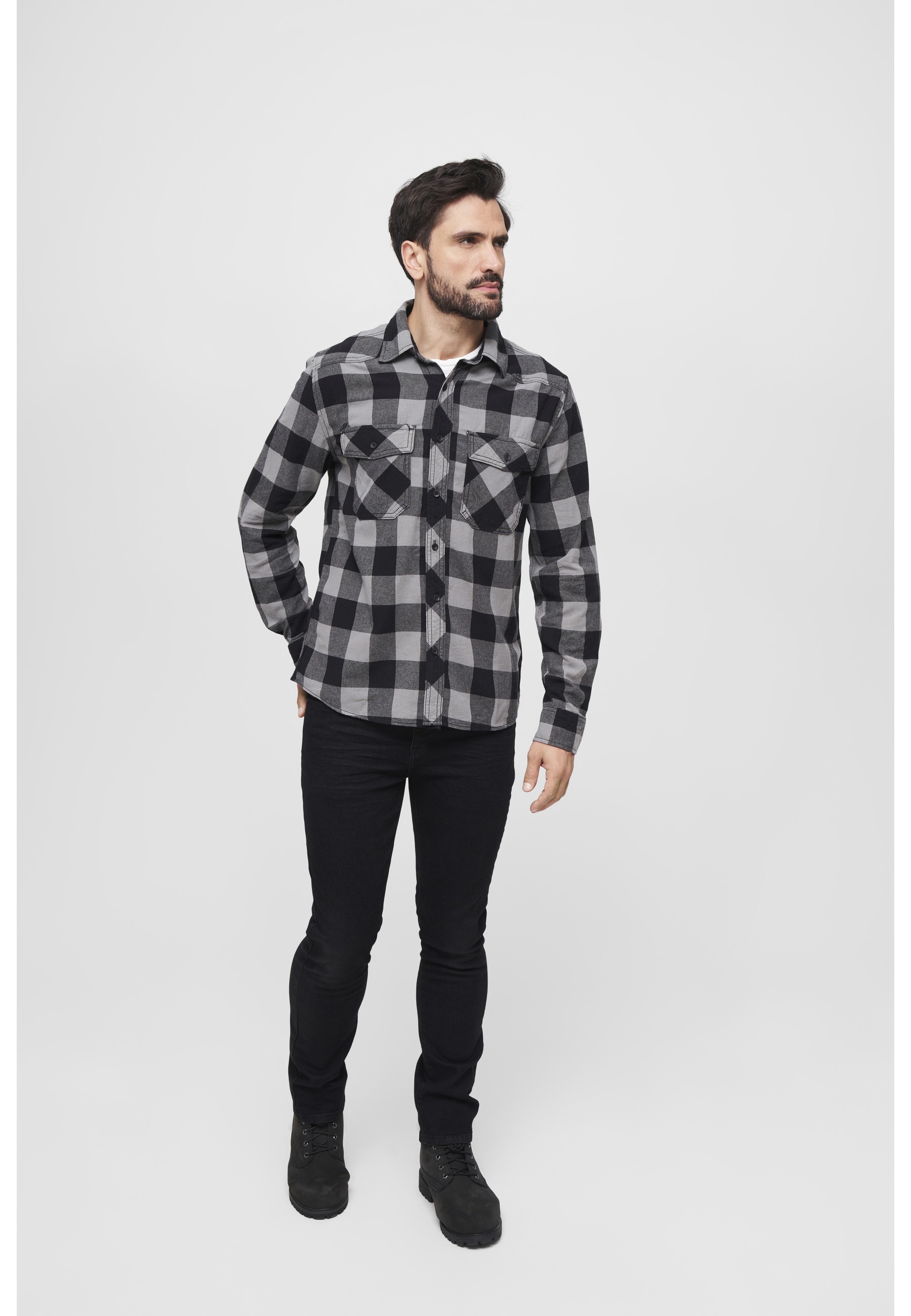 Brandit Langarmhemd »Brandit Herren Checked Shirt« 1 Stk.