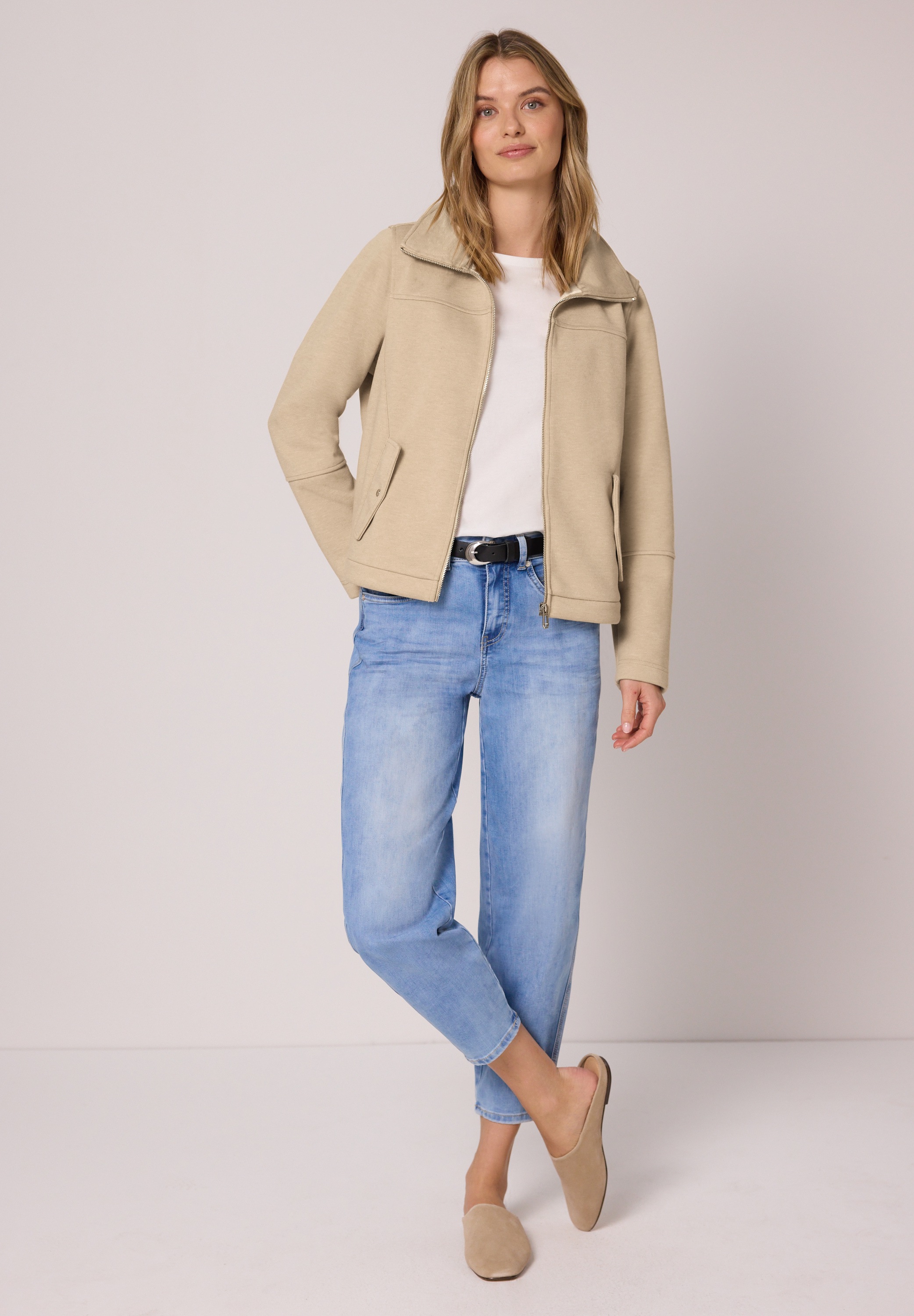 Thumbnail - STREET ONE Blusenjacke ohne Kapuze im Doubleface-Design