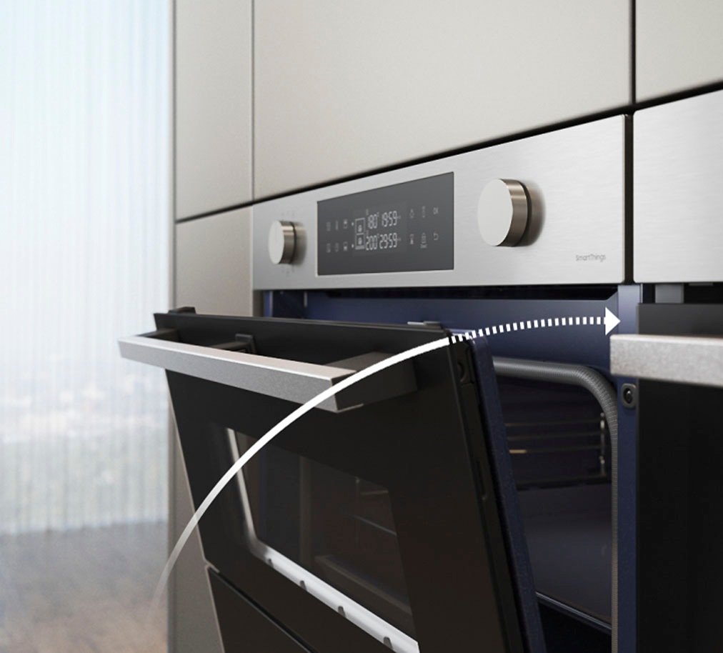 Samsung Einbaubackofen Serie 4 »NV7B45502AK/U1«, Pyrolyse-Selbstreinigung, Dual Cook Flex