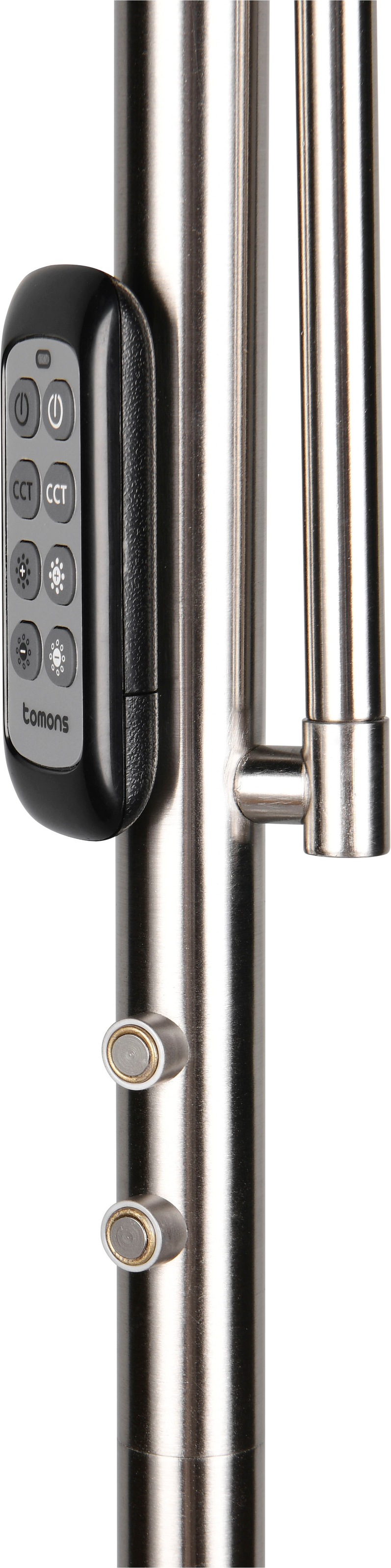 REALITY Leuchten LED Stehlampe »PALERMO, LED Stehleuchte mit Fernbedienung, 27,5W 2000 Lumen CCT« LED-Board 1 Stk. warmweiß - kaltweiß dimmbar, Lichtfarbe einstellbar 3000-6000K warm-/kaltweiß, Höhe 183 cm