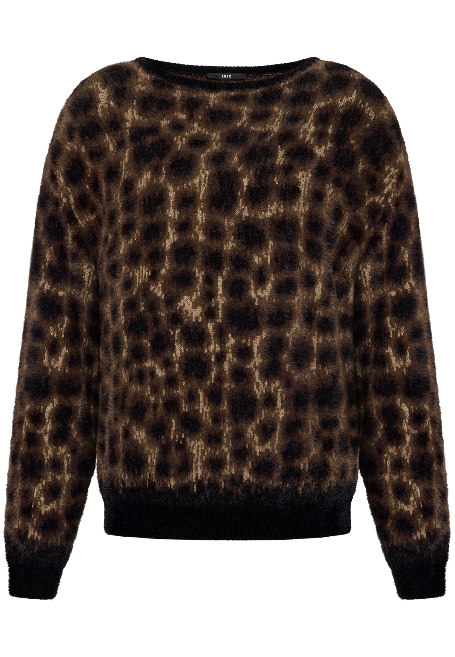 Zero Strickpullover »Damen mit Jacquard« 1 Material