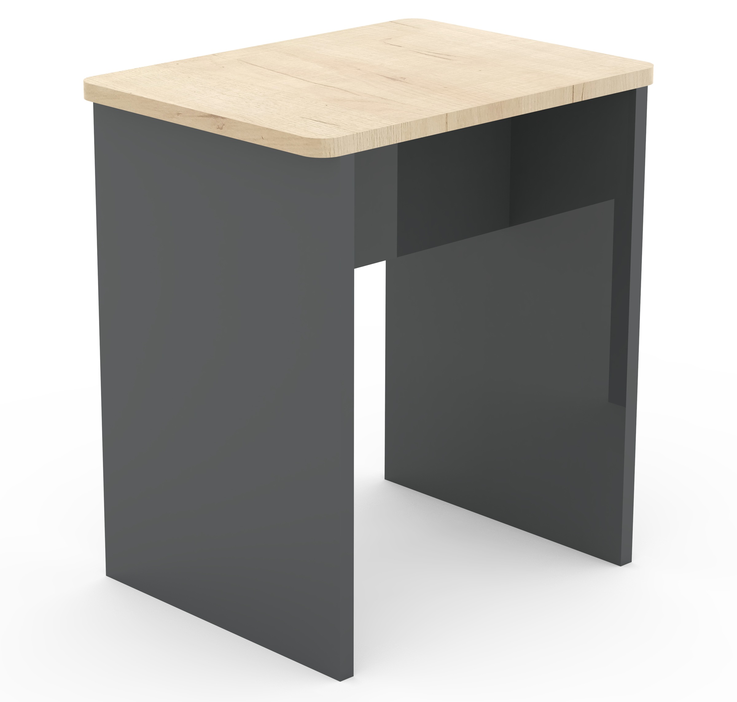 Essgruppe VCM, B:40cm T:30cmanthrazit, honig, eiche, Obermaterial: 100% Holz Wood., Sitzmöbel-Sets, "Sitzhocker Würfel Fußablage Beistelltisch Esal"