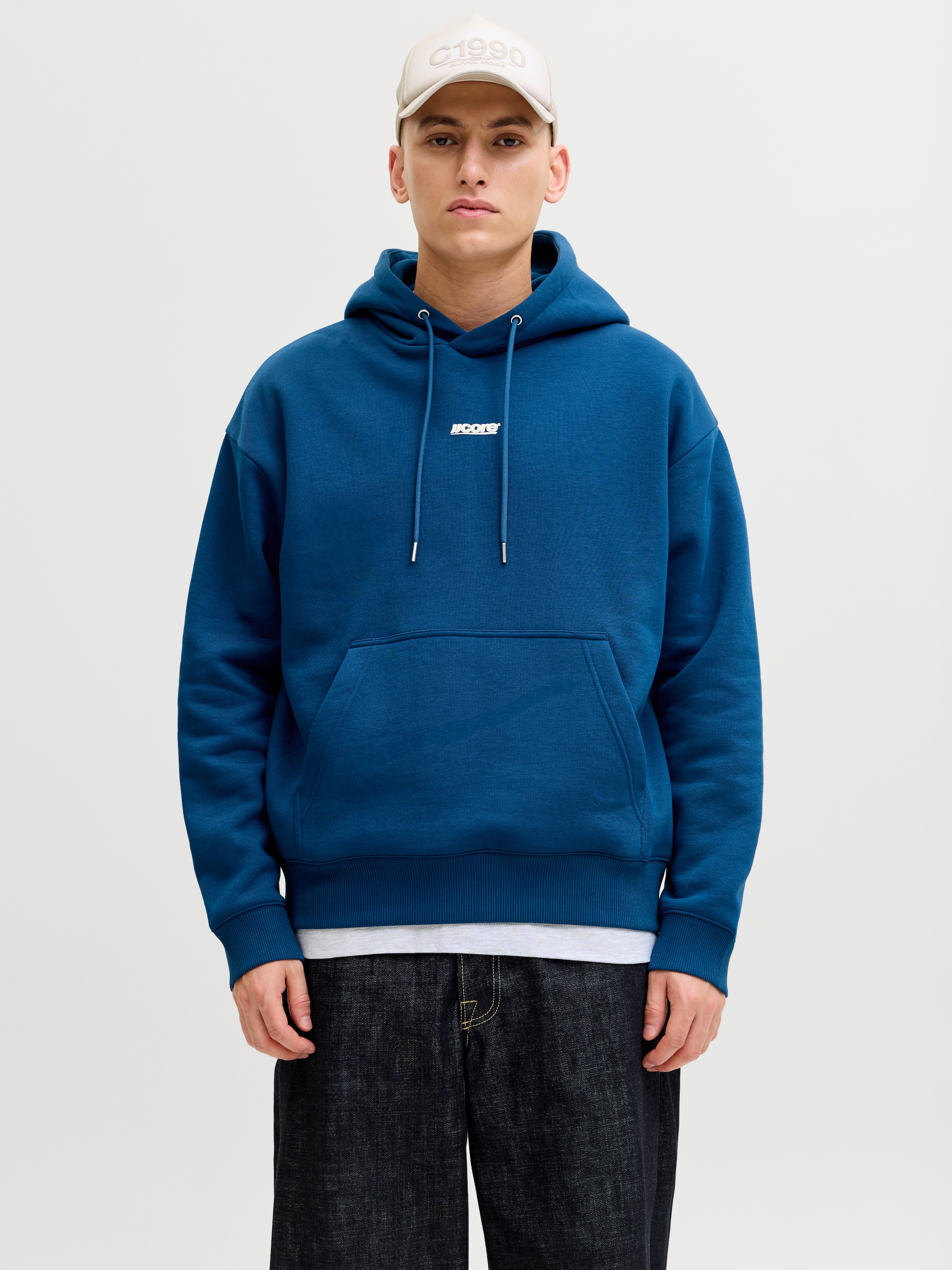 Jack & Jones Kapuzensweatshirt "JCOCLUB BACKPRINT SWEAT HOOD", mit Print günstig online kaufen