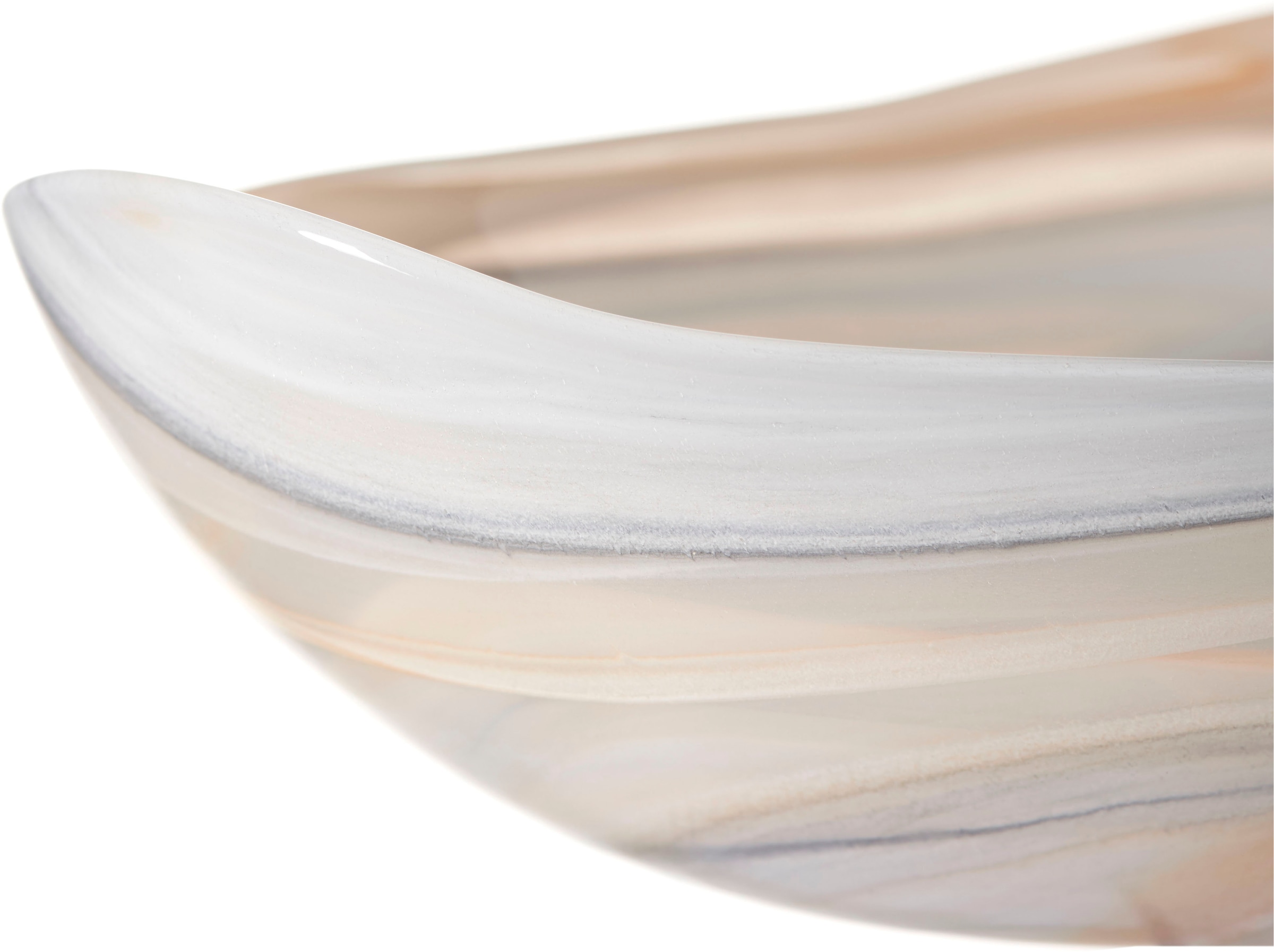 LEONARDO Dekoschale »ALABASTRO 22 cm oval 4er-Set«, (Set, 4 St.)