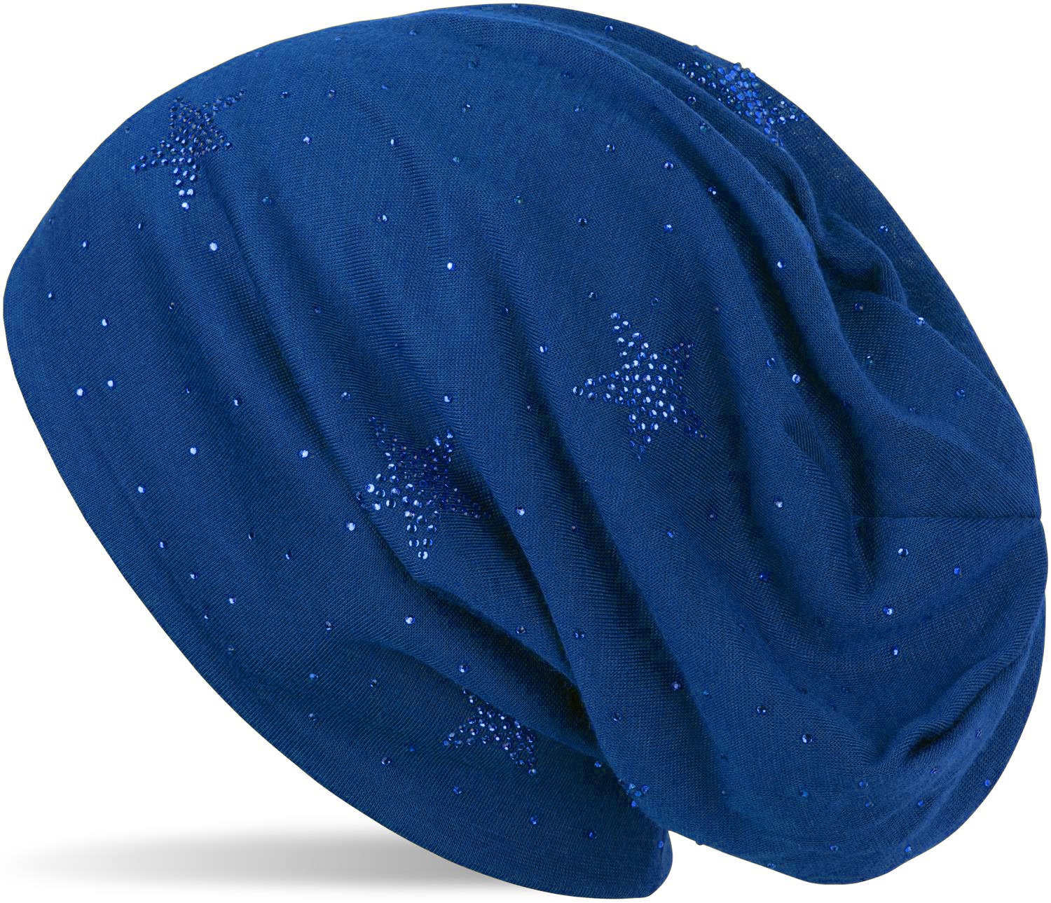 styleBREAKER Beanie "Beanie mit Strass Sterne" 1 Stk.