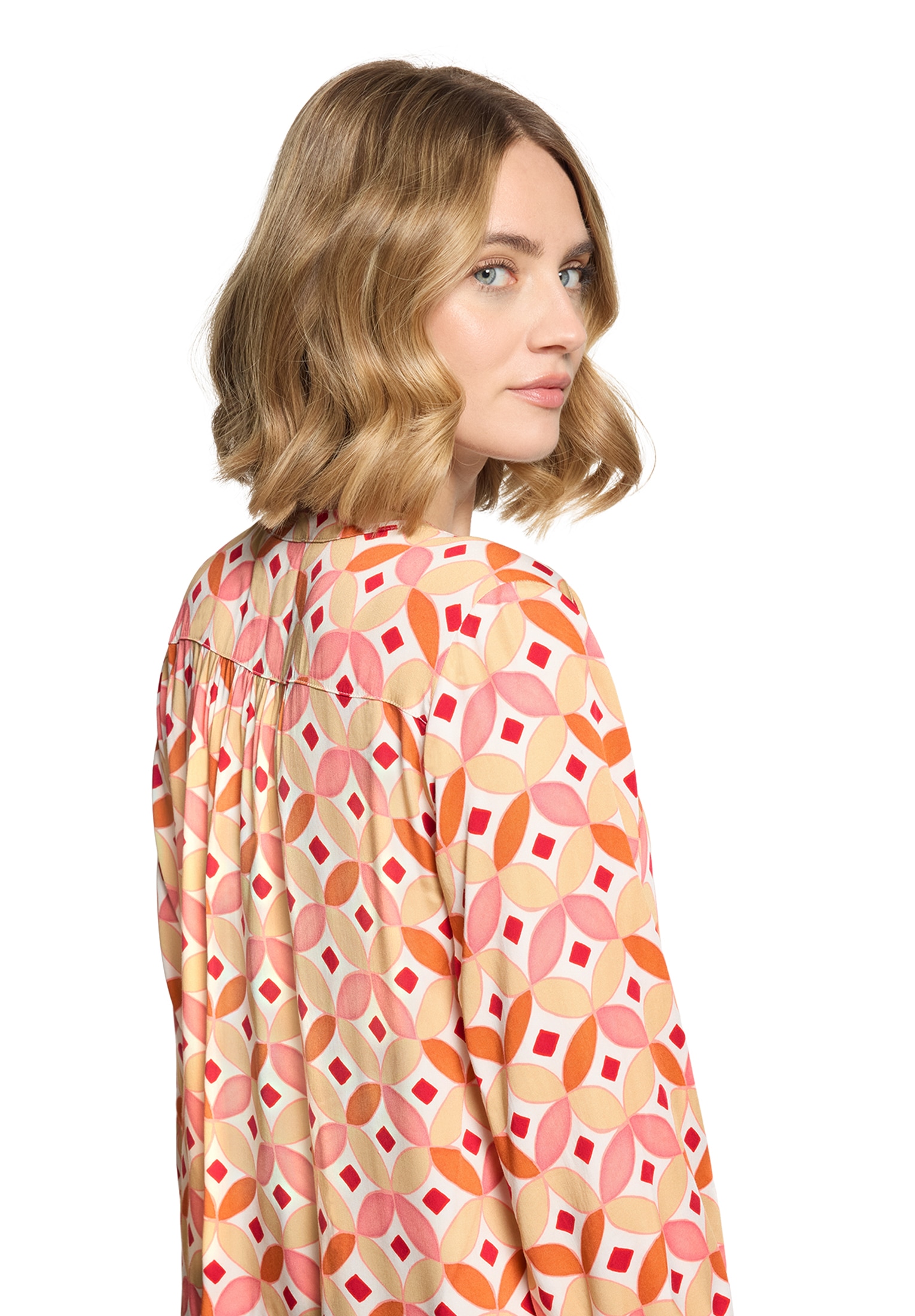 Cartoon Schlupfbluse »Damen mit Muster«