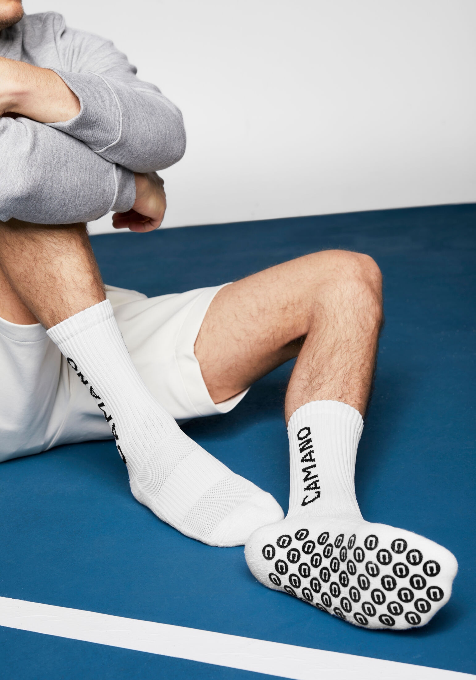 Camano Socken »Sportsocken mit Grip Extrastark Anti Rutsch Fußballsocken«