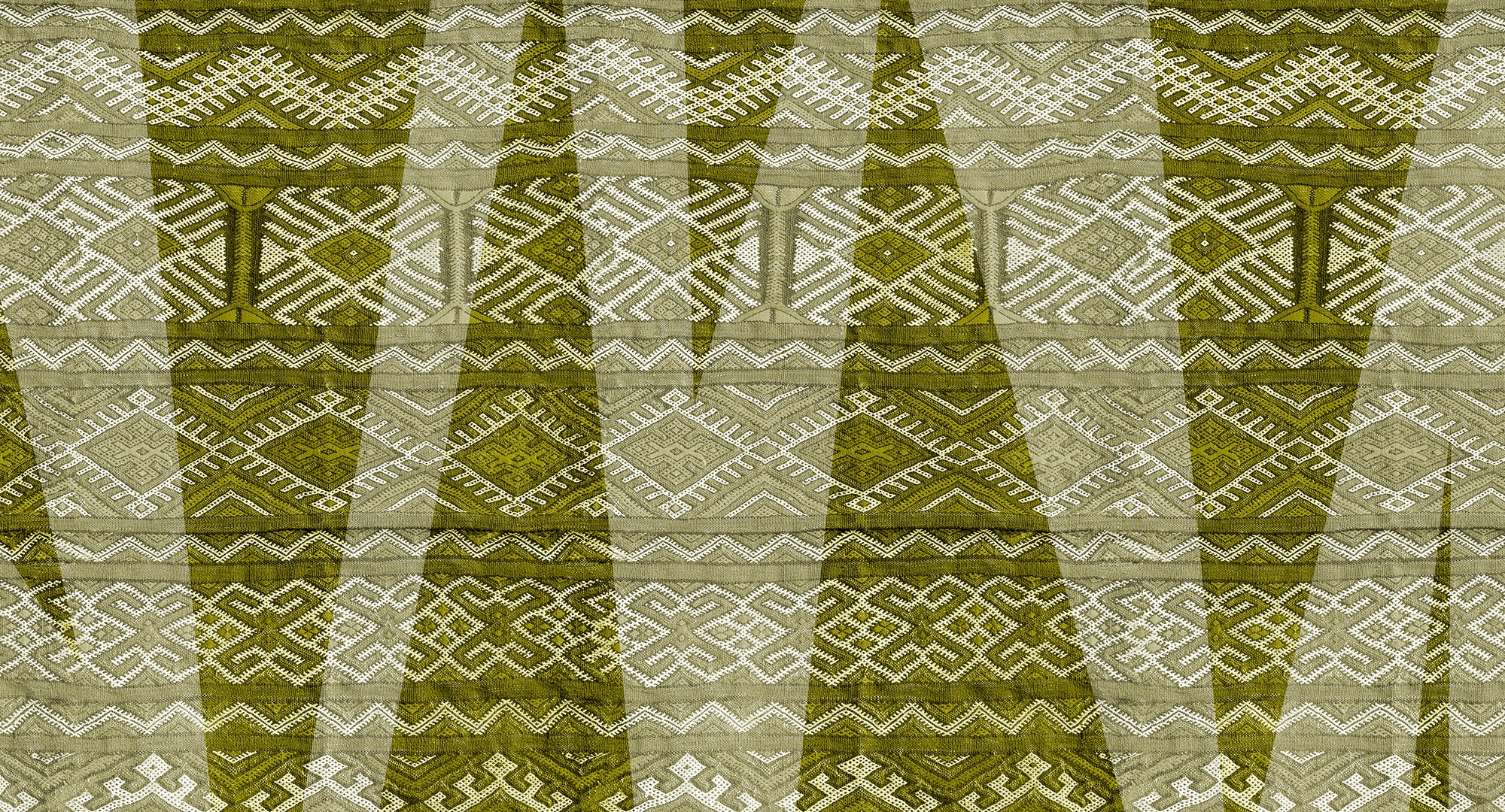Fototapete »Atelier 47 Carpet Pattern 3«, gestreift, Vlies, Wand, Schräge, Decke