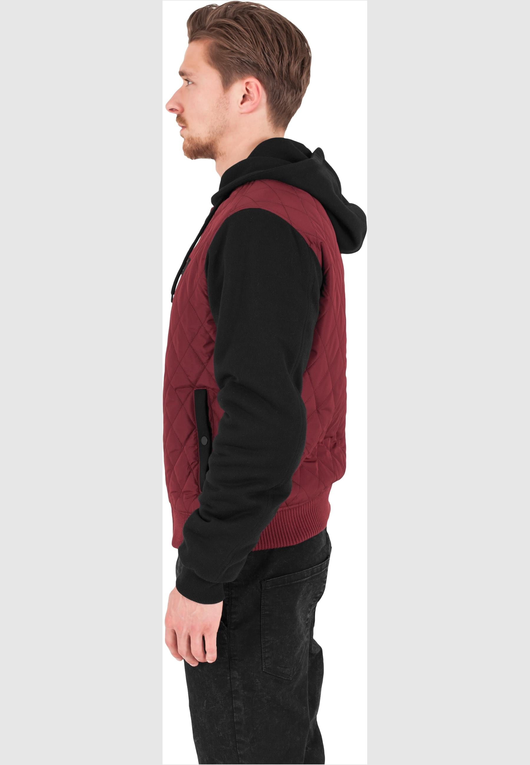 URBAN CLASSICS Allwetterjacke »Urban Classics Herren Hooded Diamond Quilt Nylon Jacket«, (1 St.), mit Kapuze