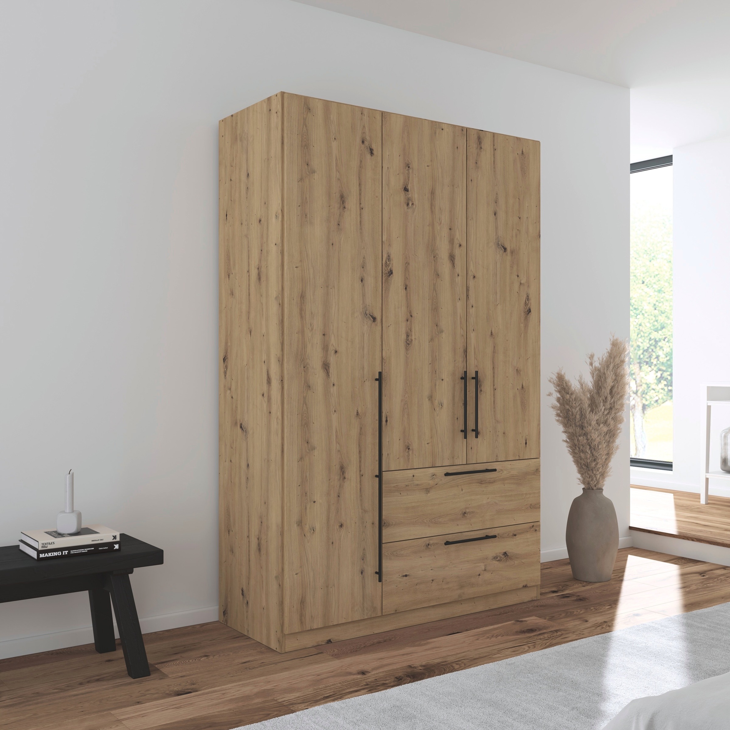 Thumbnail - rauch Kleiderschrank "Drehtürenschrank Schrank Garderobe Wäscheschrank Schlafzimmer AVOLA", (in 3 verschiedenen Ausstatt...