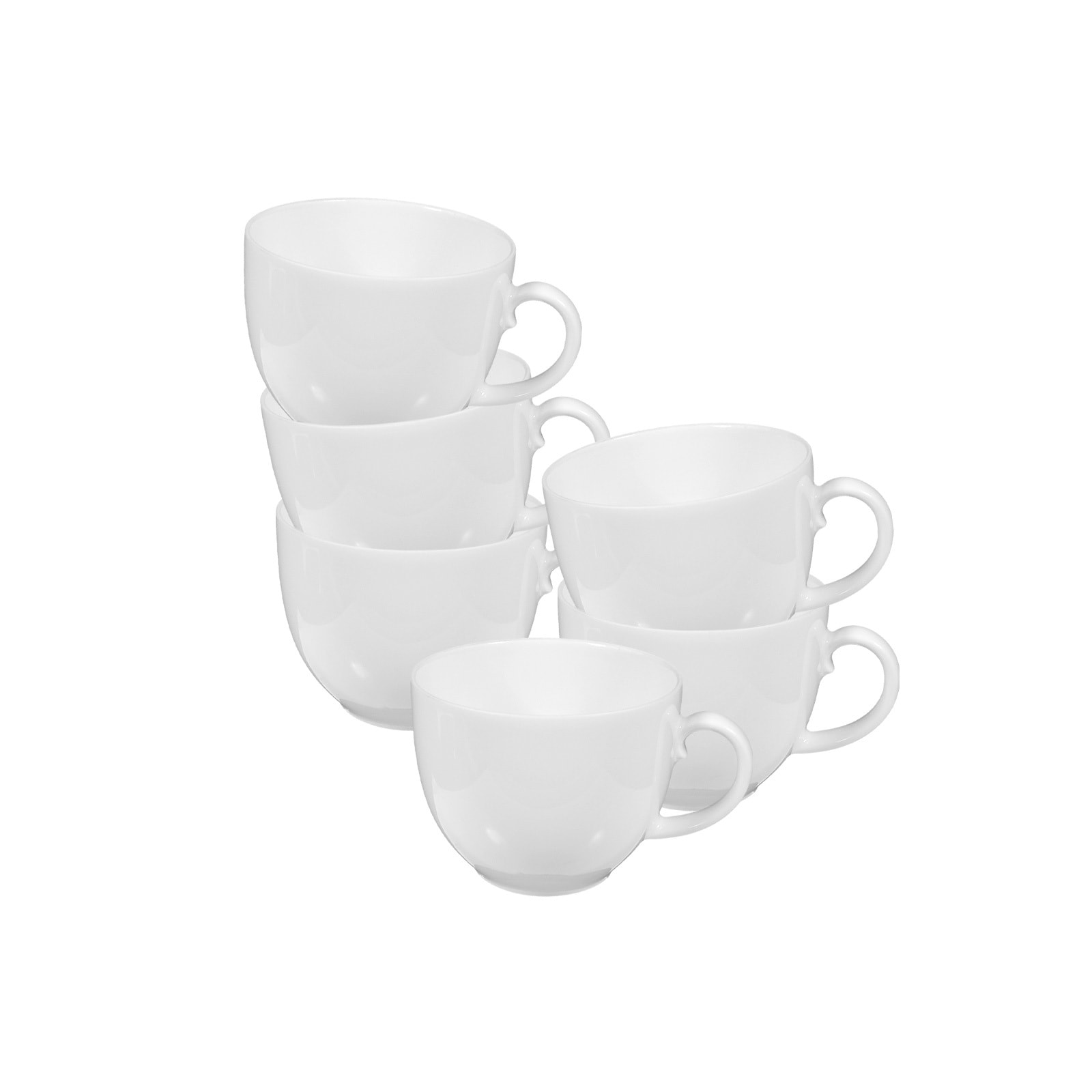 Seltmann Weiden Tasse "Kaffeetassen Rondo/Liane 0,21 l 6er Set weiß" günstig online kaufen
