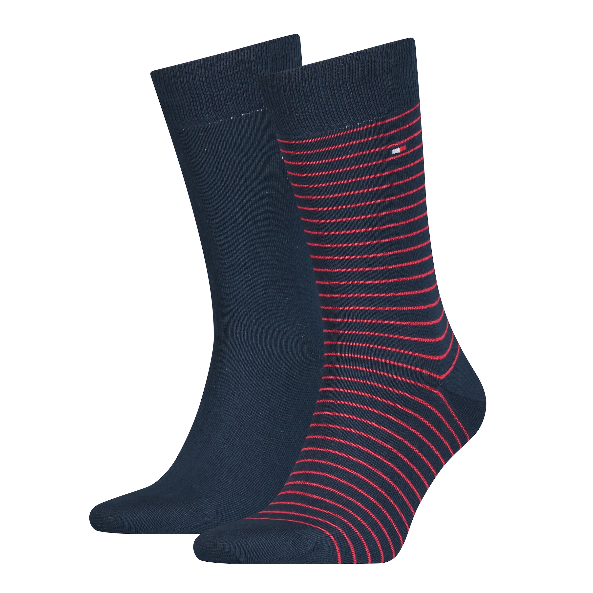 Tommy Hilfiger Socken "TH MEN SMALL STRIPE SOCK 2P" 2 Paar, 2 Paar tlg. Tommy Hilfiger-Branding