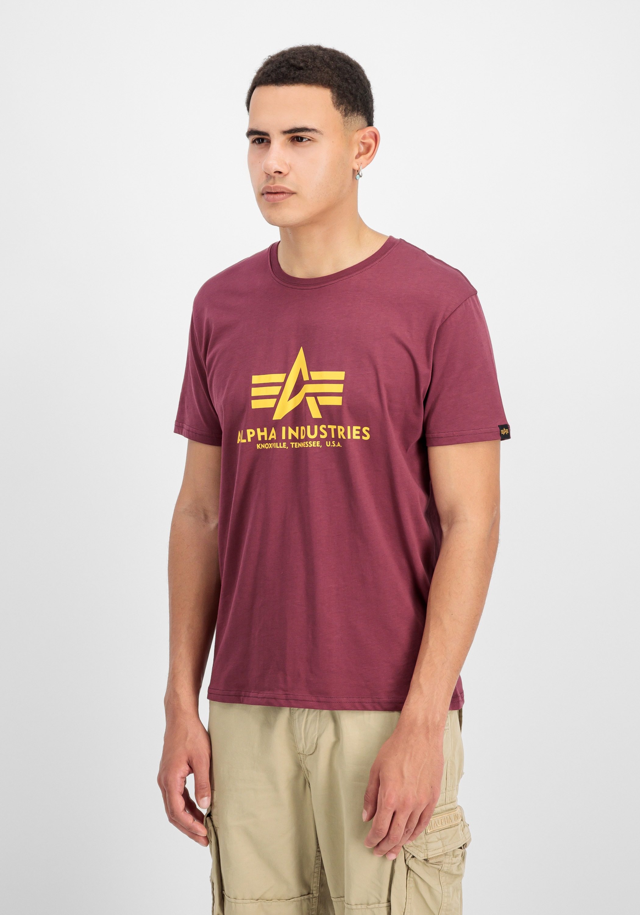 Alpha Industries T-Shirt "Alpha Industries Men - T-Shirts Basic T-Shirt BL" günstig online kaufen