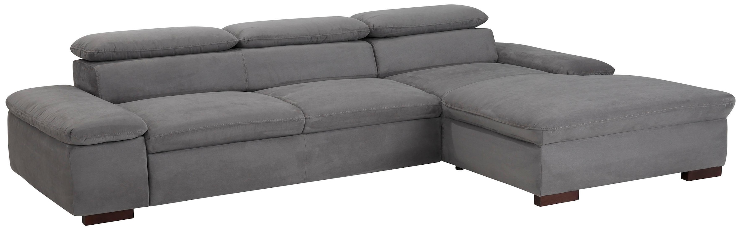 Home affaire Ecksofa »Alberto L-Form«, mit Kopfteilverstellung, wahlweise mit Bettfunktion