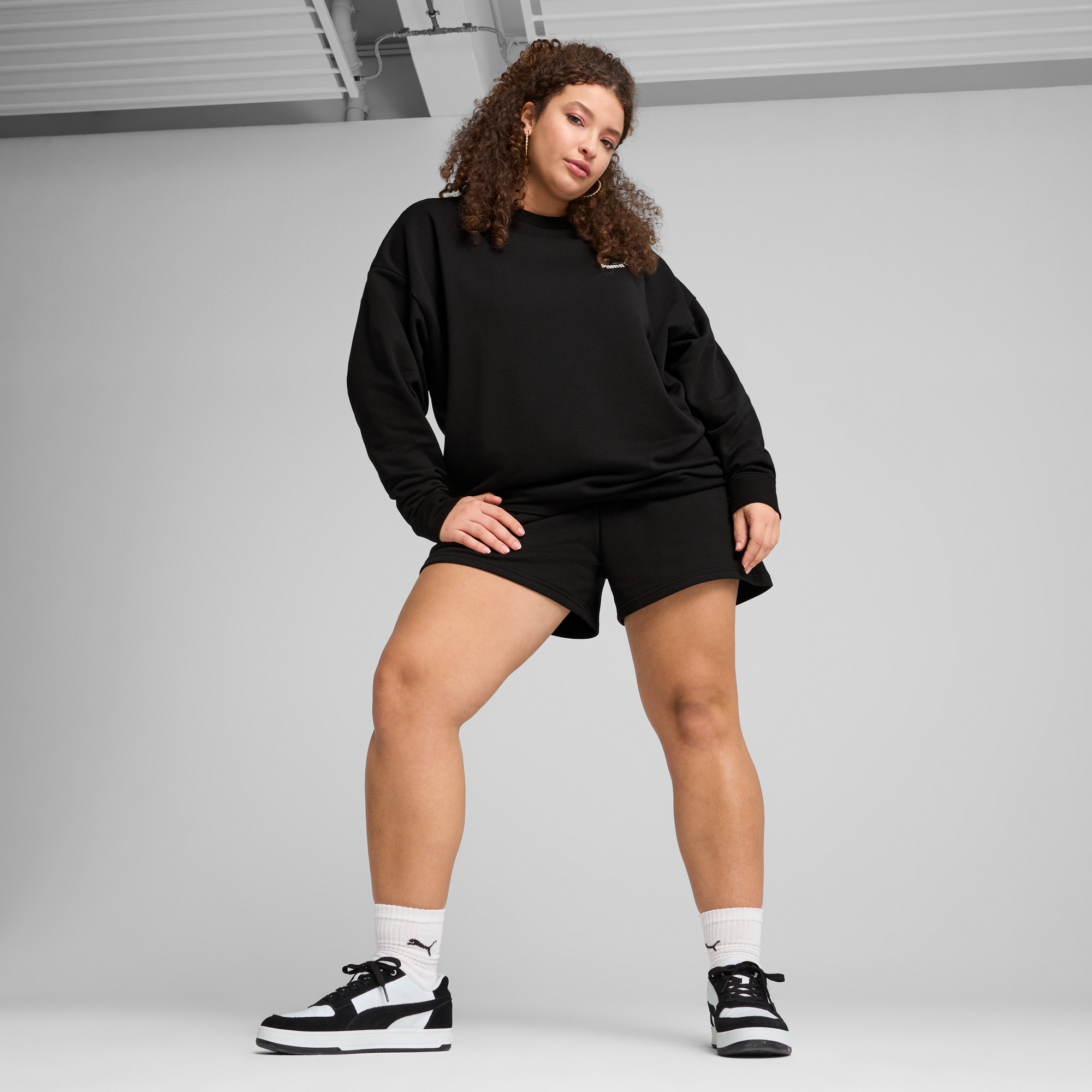 PUMA Langarmshirt »ESS SMALL NO. 1 LOGO RELAXED CREW TR«