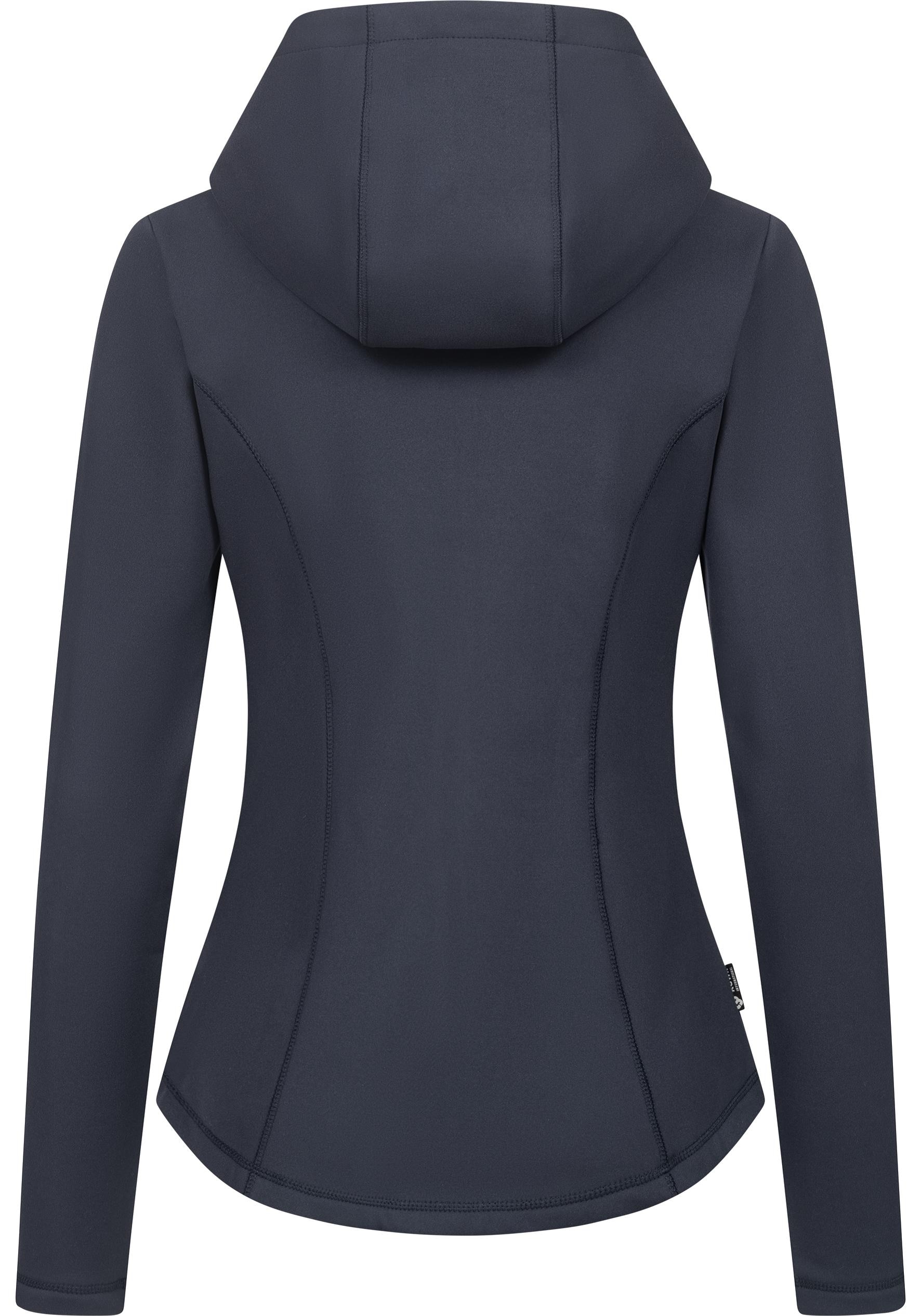 Ragwear Kapuzensweatjacke »Lyshka«, Sportliche weiche und elastische Kapuzenjacke