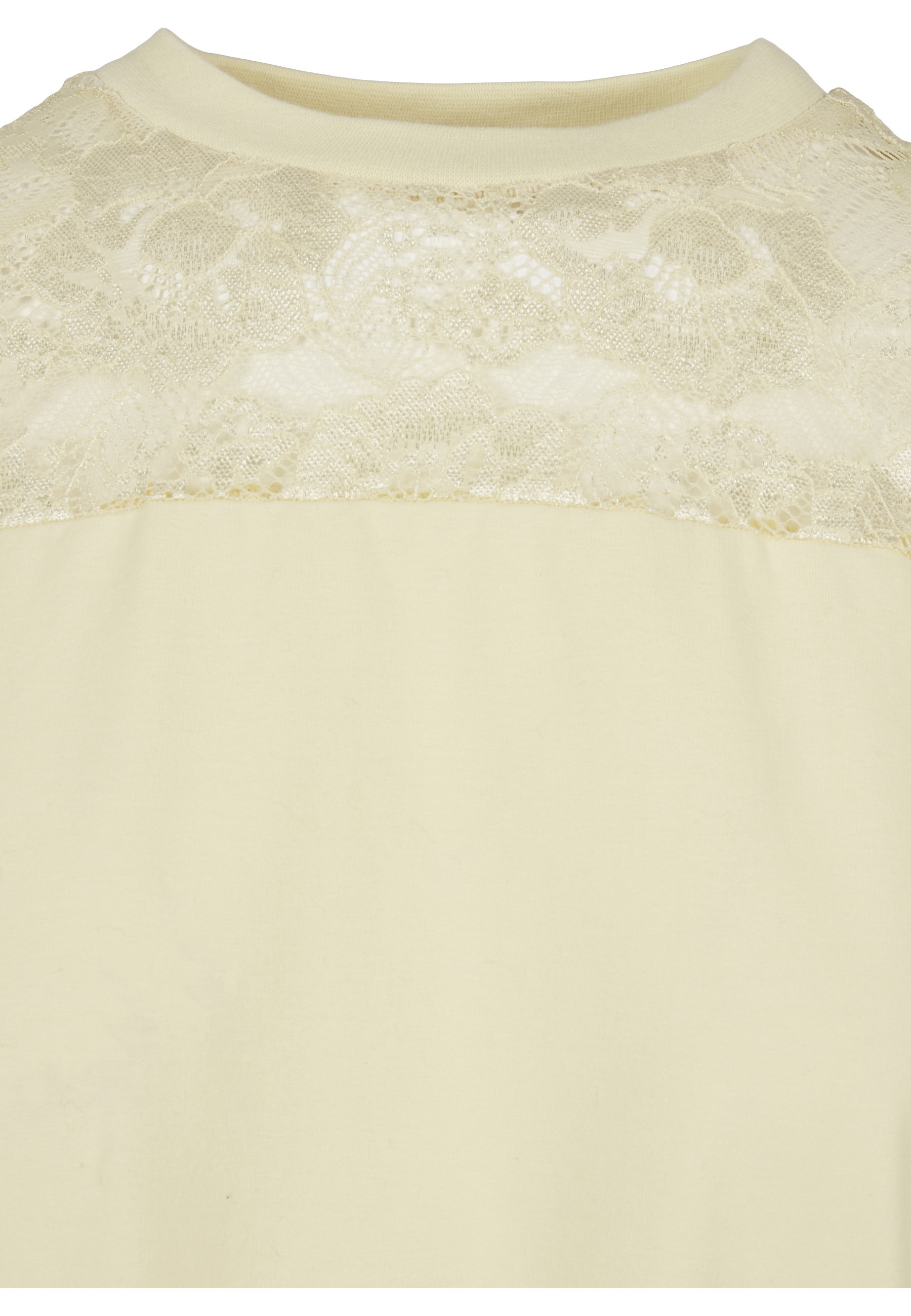 Thumbnail - URBAN CLASSICS Shirtkleid "Urban Classics Damen Ladies Lace Tee Dress" 1 Stk. tlg.