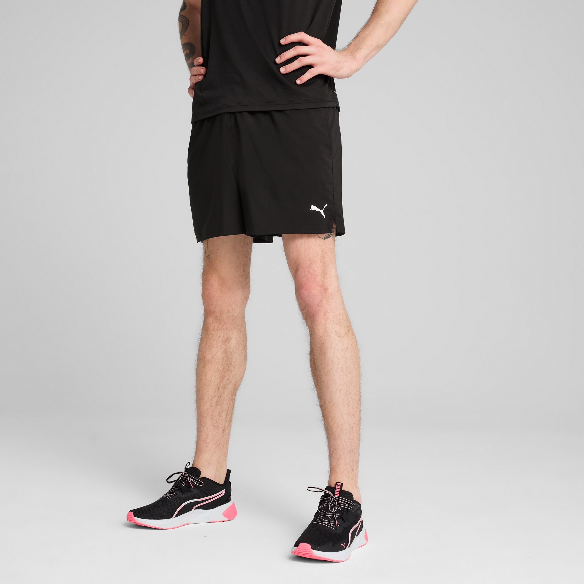 PUMA Trainingsshorts "M TAD ESSENTIALS 5" WOVEN SHORT", Herren Basic Traini günstig online kaufen
