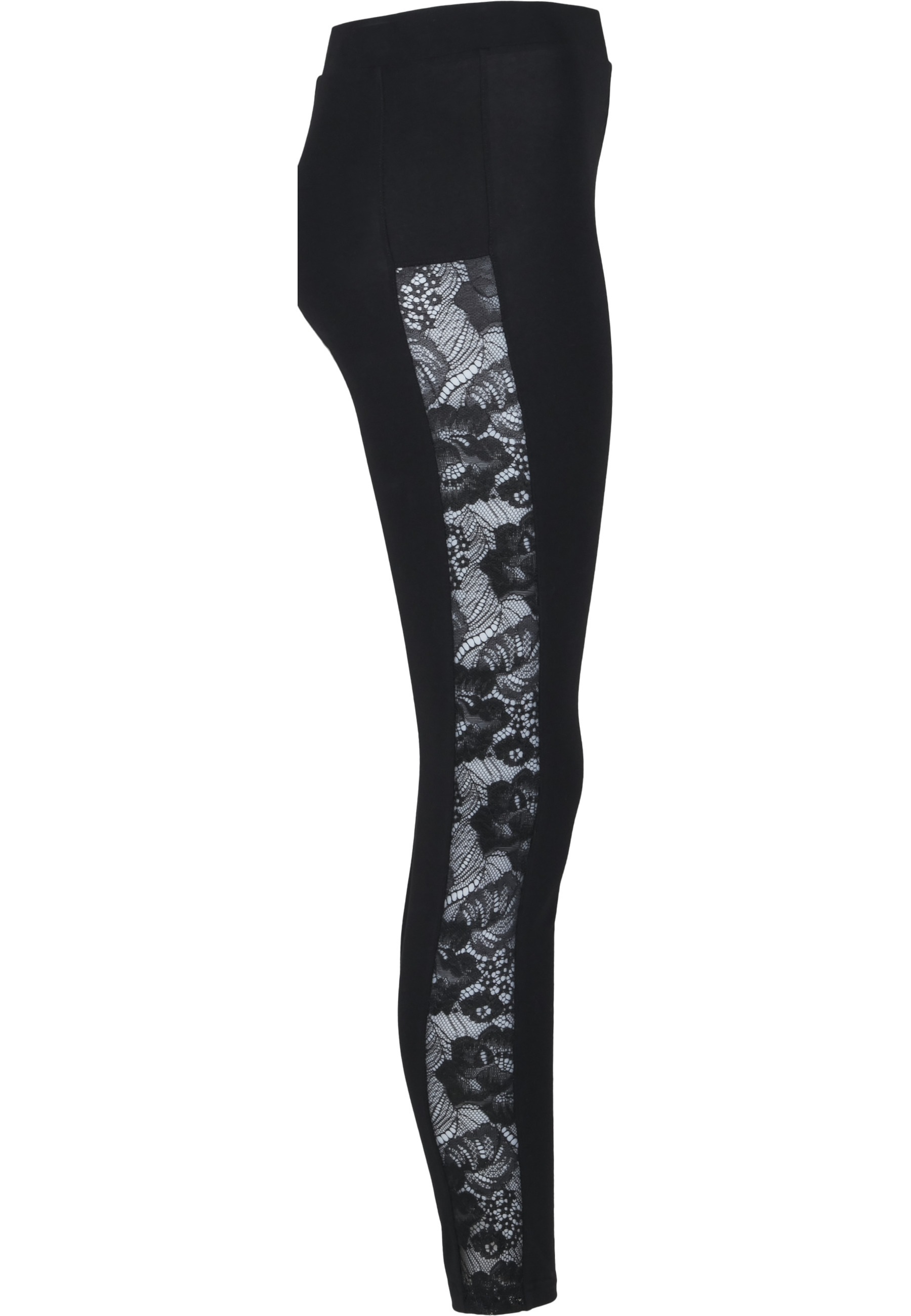 URBAN CLASSICS Leggings »Urban Classics Damen Ladies Lace Striped Leggings«