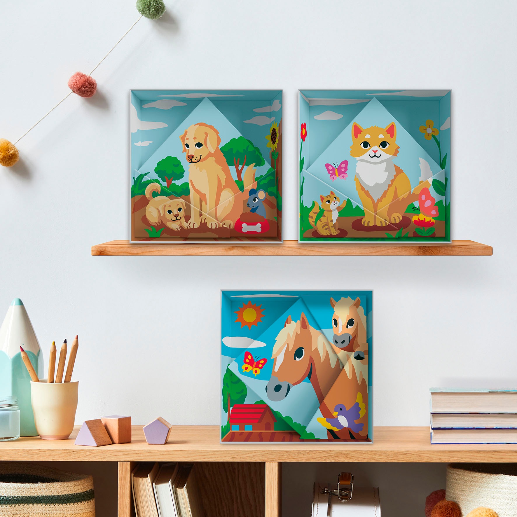 Ravensburger Malen nach Zahlen »CreArt, Do it together, Pferde«, Made in Europe