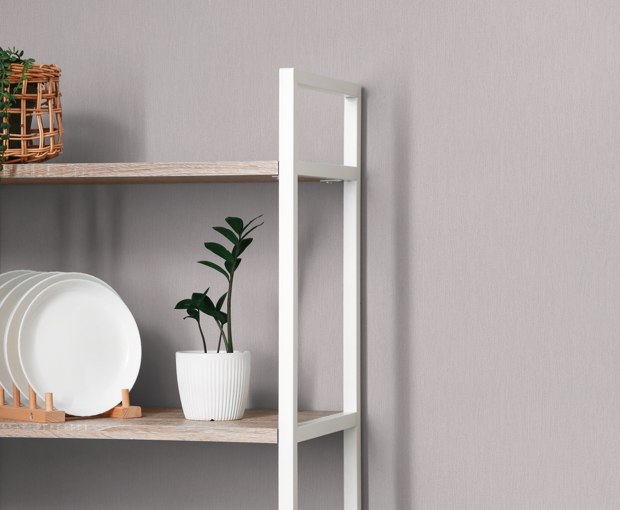 A.S. Création Vliestapete »Attractive 3 Fine Line Streifenstruktur« matt | uni aufgeschäumt leichter Glanz, fein strukturiert