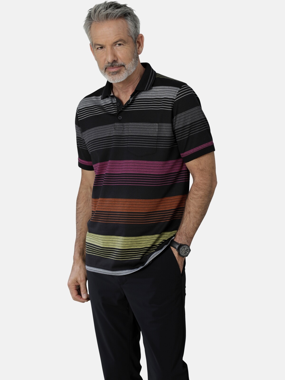 Poloshirt »Poloshirt ADRILO«, im sommerlichen Chic