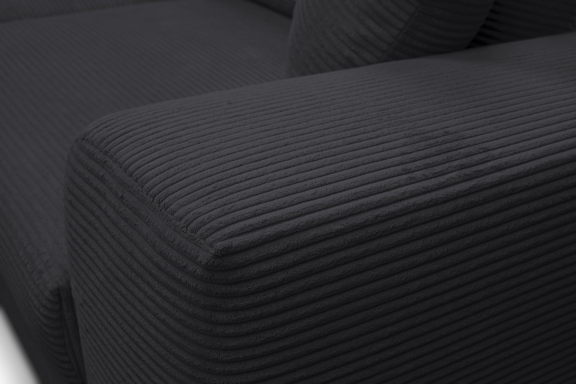 WERK2 Big-Sofa »Rozzana mit viel Platz und aktuellen Bezugsvarianten«, mit losen Rückenkissen