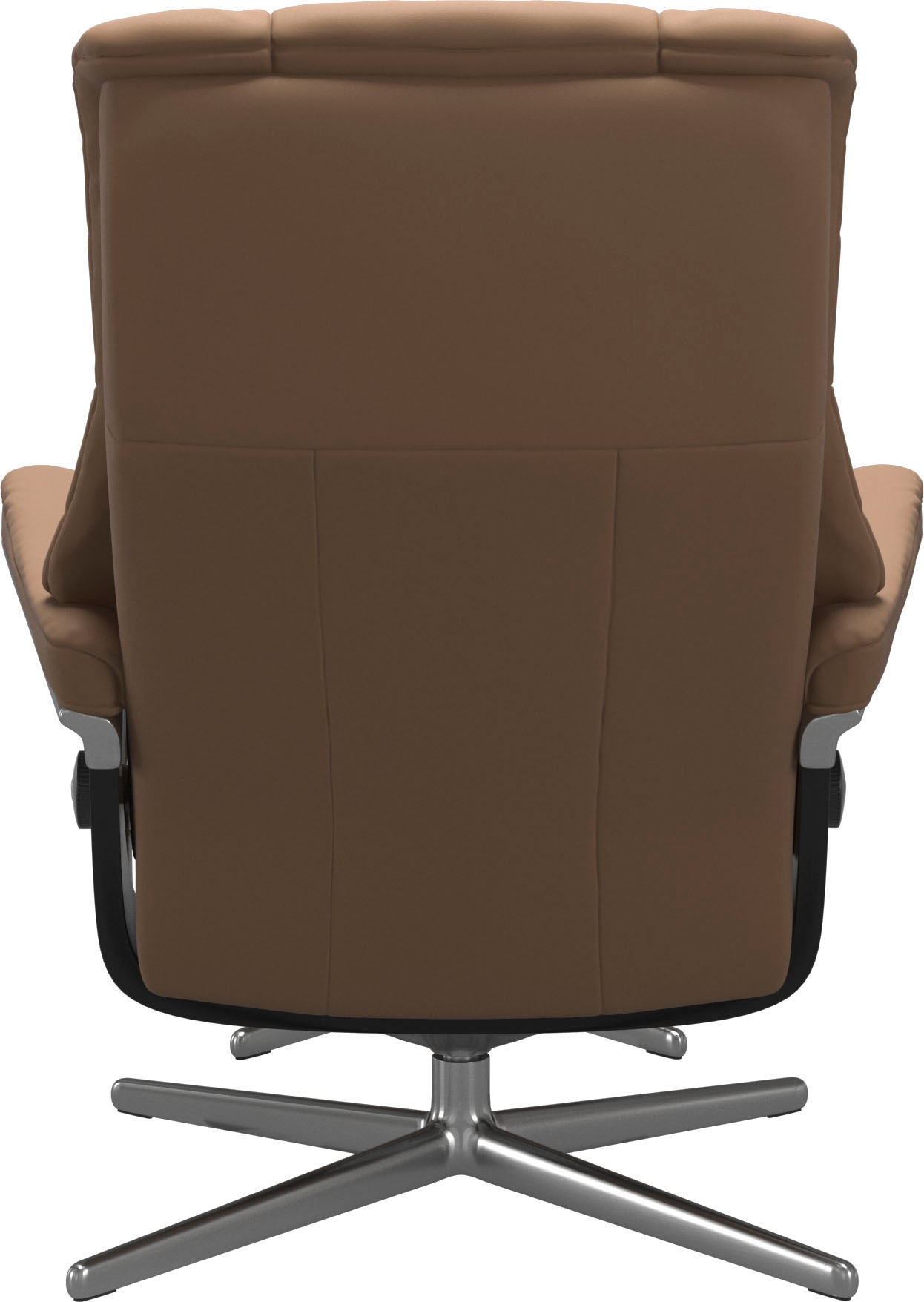 Thumbnail - Stressless Relaxsessel "Mayfair" Set, Relaxsessel mit Hocker, mit Hocker, mit Cross Base, Größe S, M & L, Holzakzent Sch...