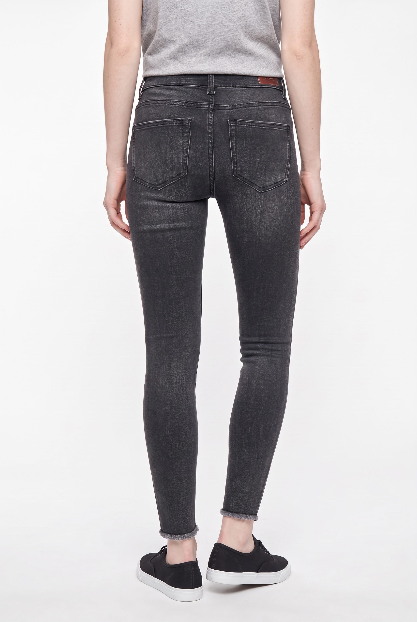 ONLY Skinny-fit-Jeans »ONLWAUW MW SK ANK RW DNM« Baumwollmischung, mid waist