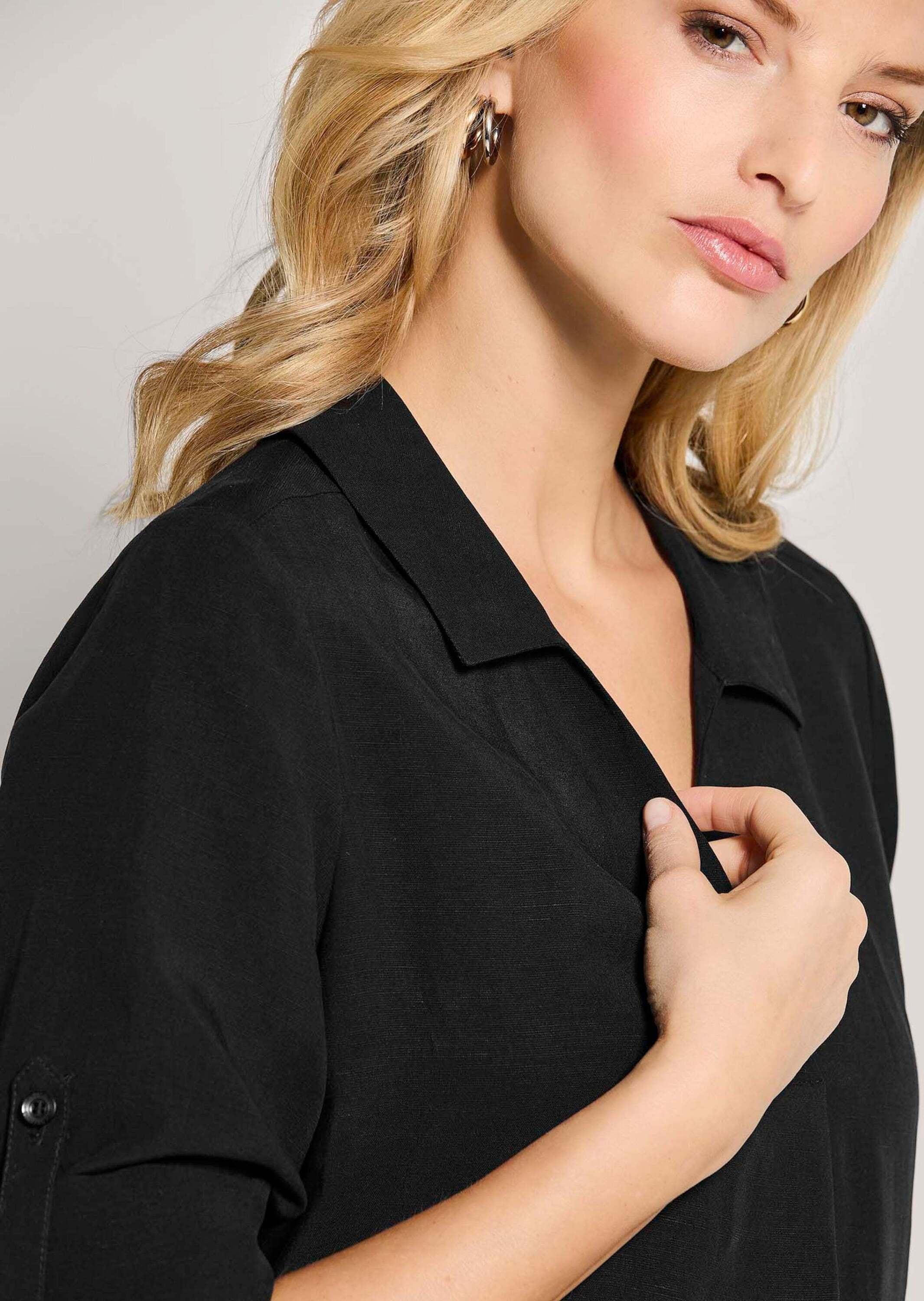 MADELEINE Sommerkleid »Kleid Kleid mit Krempelärmeln in 3/4-Länge«