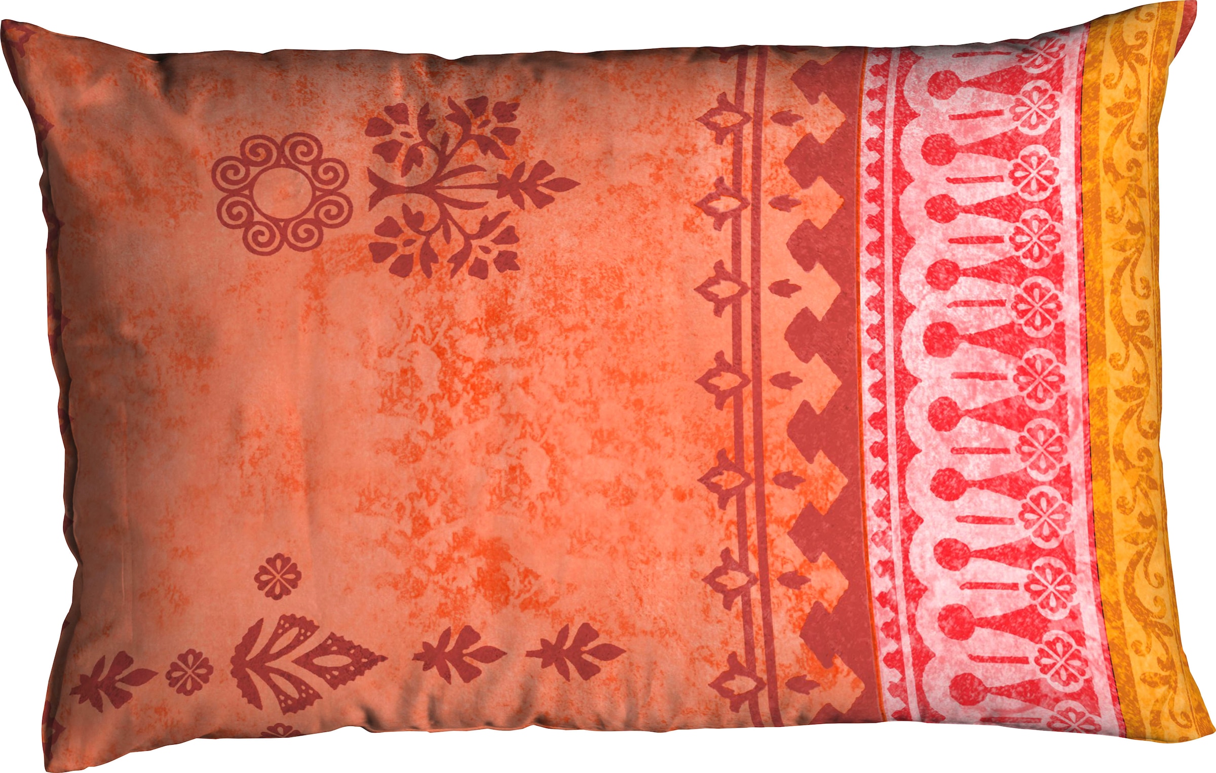 CASATEX Kissenbezug "Indi", (1 St.), Kissenbezug mit Ornamenten, passend zur Bettwäsche in Qualität Satin