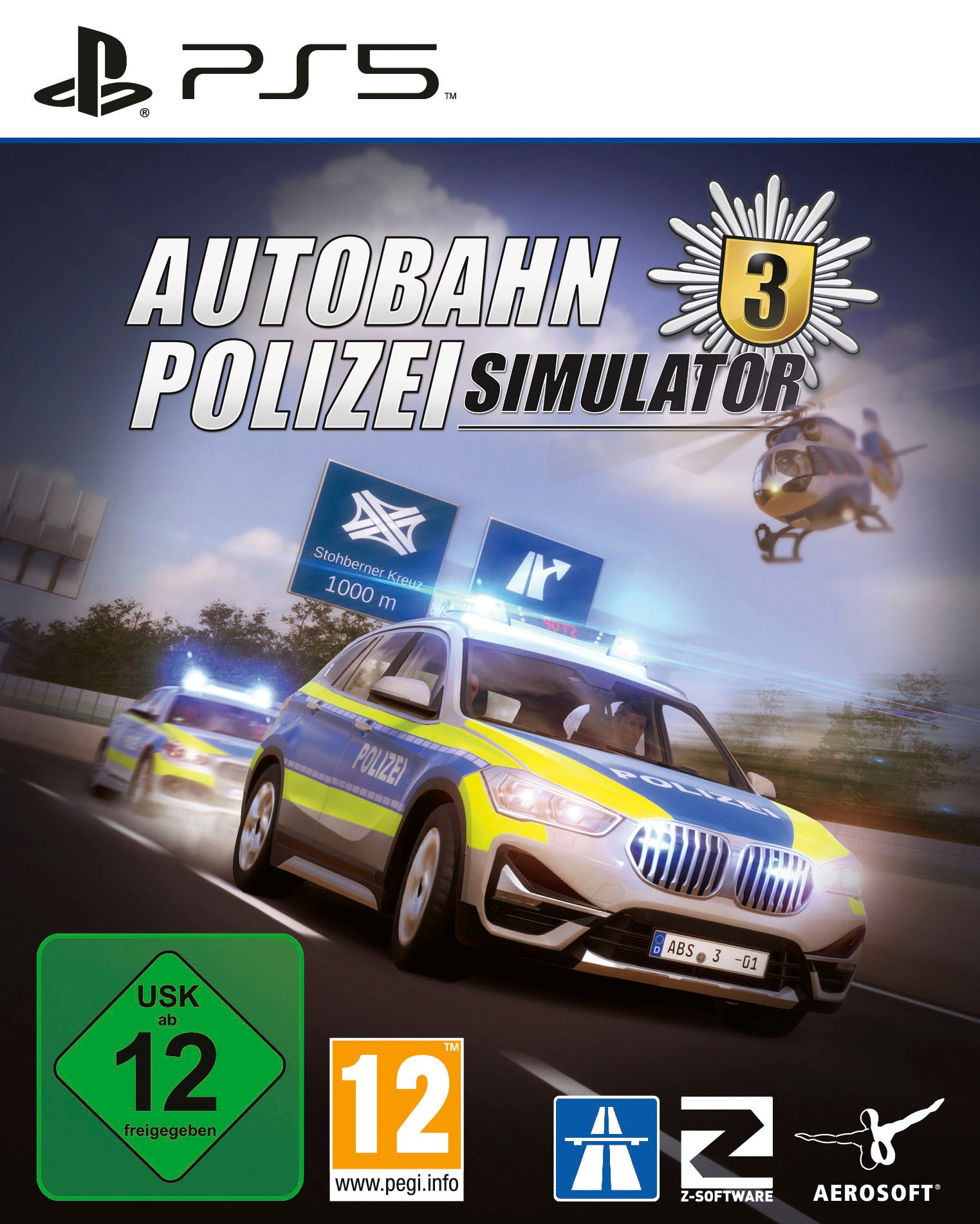 aerosoft Spielesoftware »Autobahn-Polizei Simulator 3«, PlayStation 5