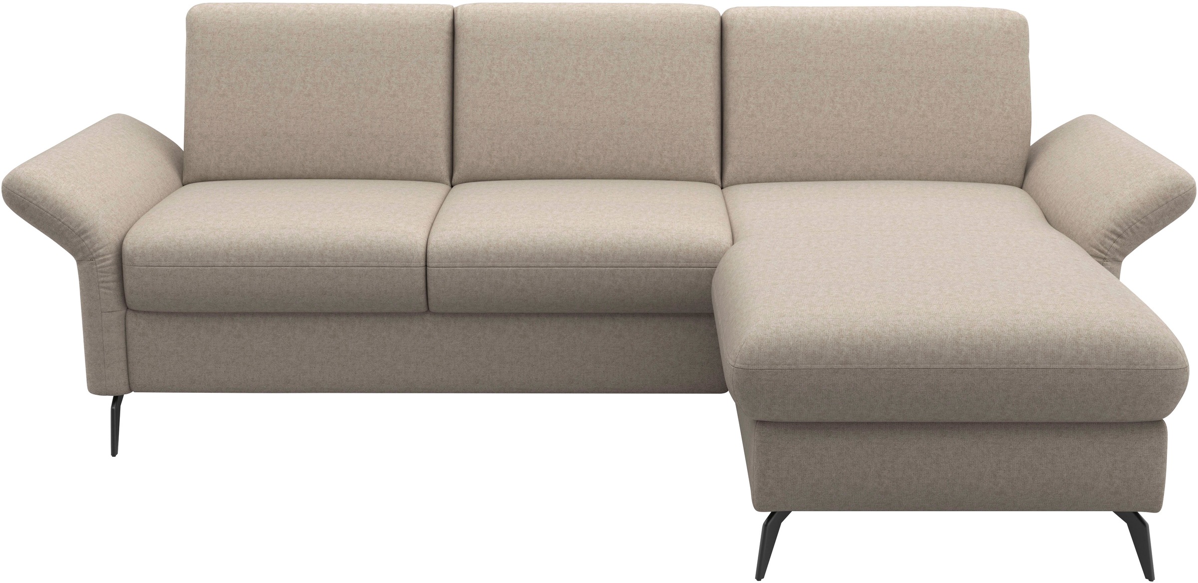 Home affaire Ecksofa »Rochelle«, optional: Armteilverstellung, klappbar, Bettkasen
