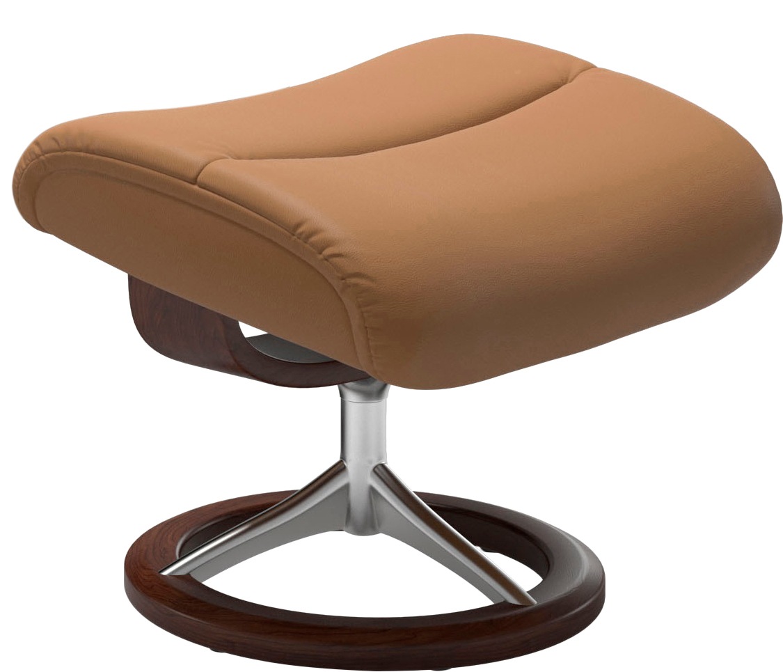 Thumbnail - Stressless Relaxsessel "View", (Set, Relaxsessel mit Hocker), mit Signature Base, Größe S,Gestell Braun