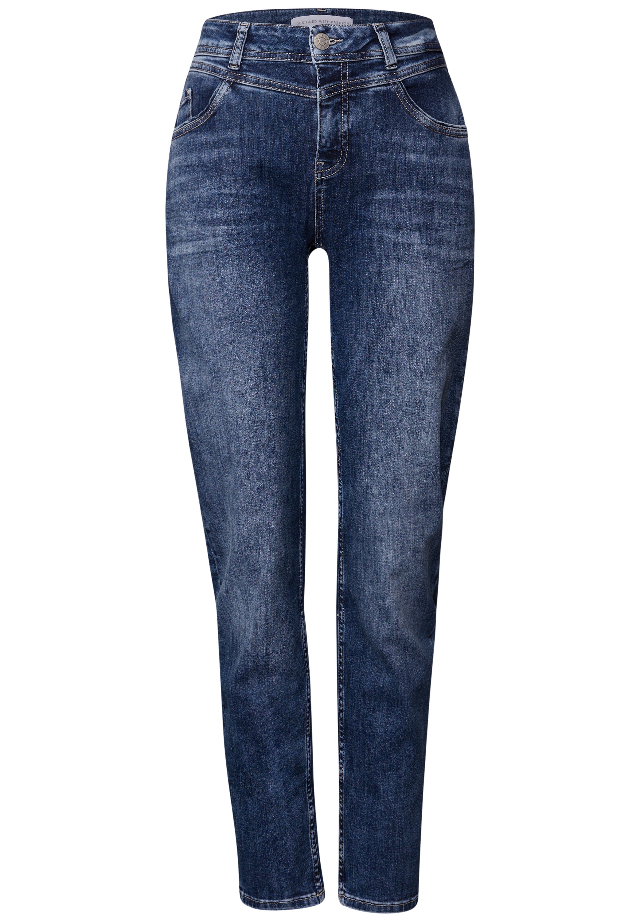 STREET ONE Comfort-fit-Jeans, High Waist