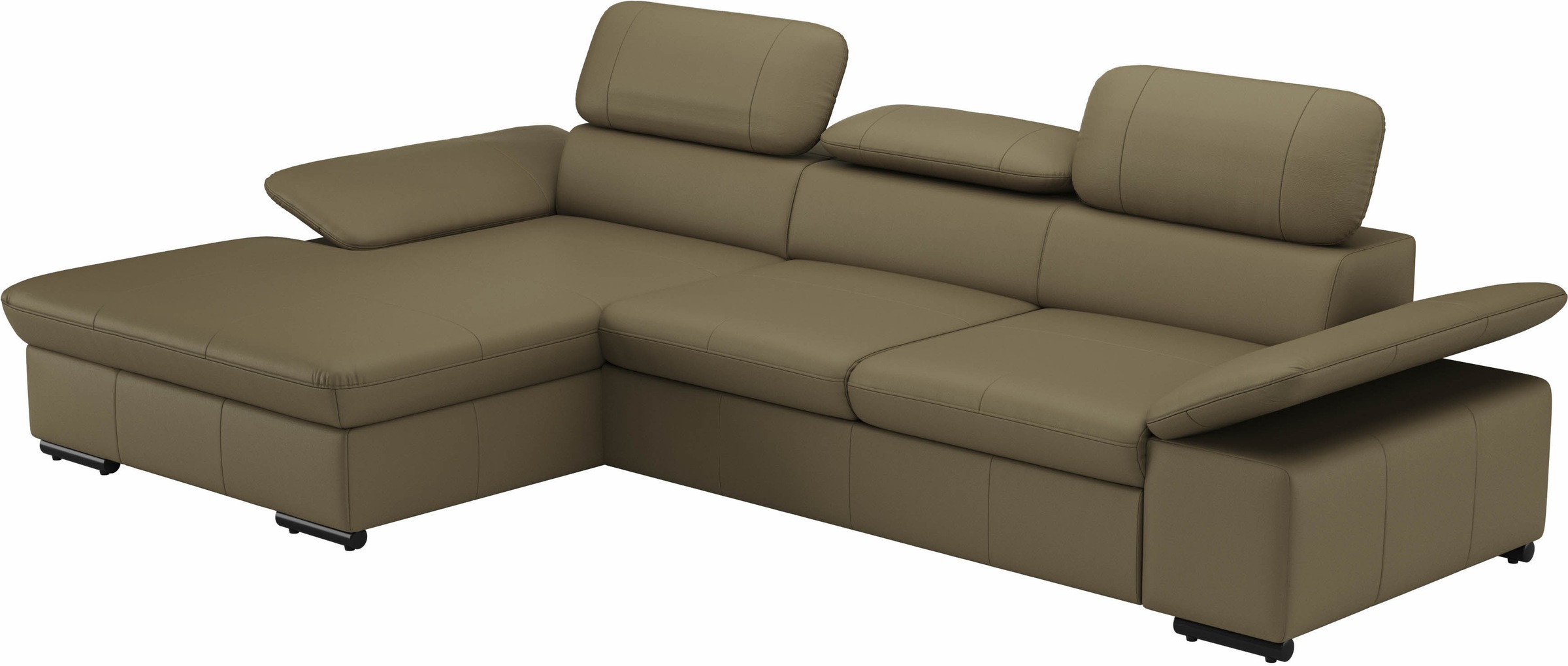 sit&more Ecksofa »Alcudia L-Form«, wahlweise mit Bettfunktion