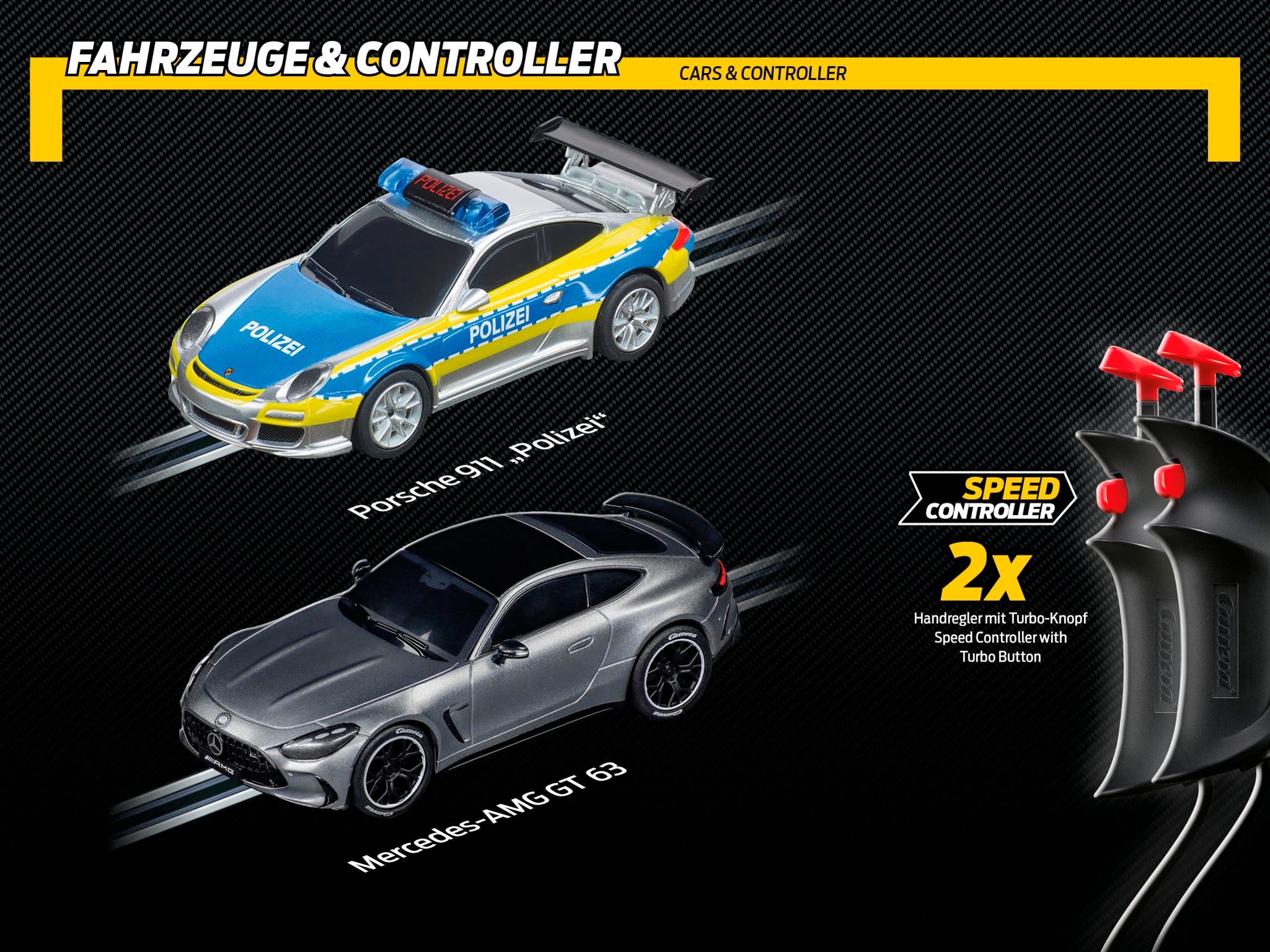 Carrera® Autorennbahn »Carrera GO!!!, Chase n Race«, mit Lichteffekten