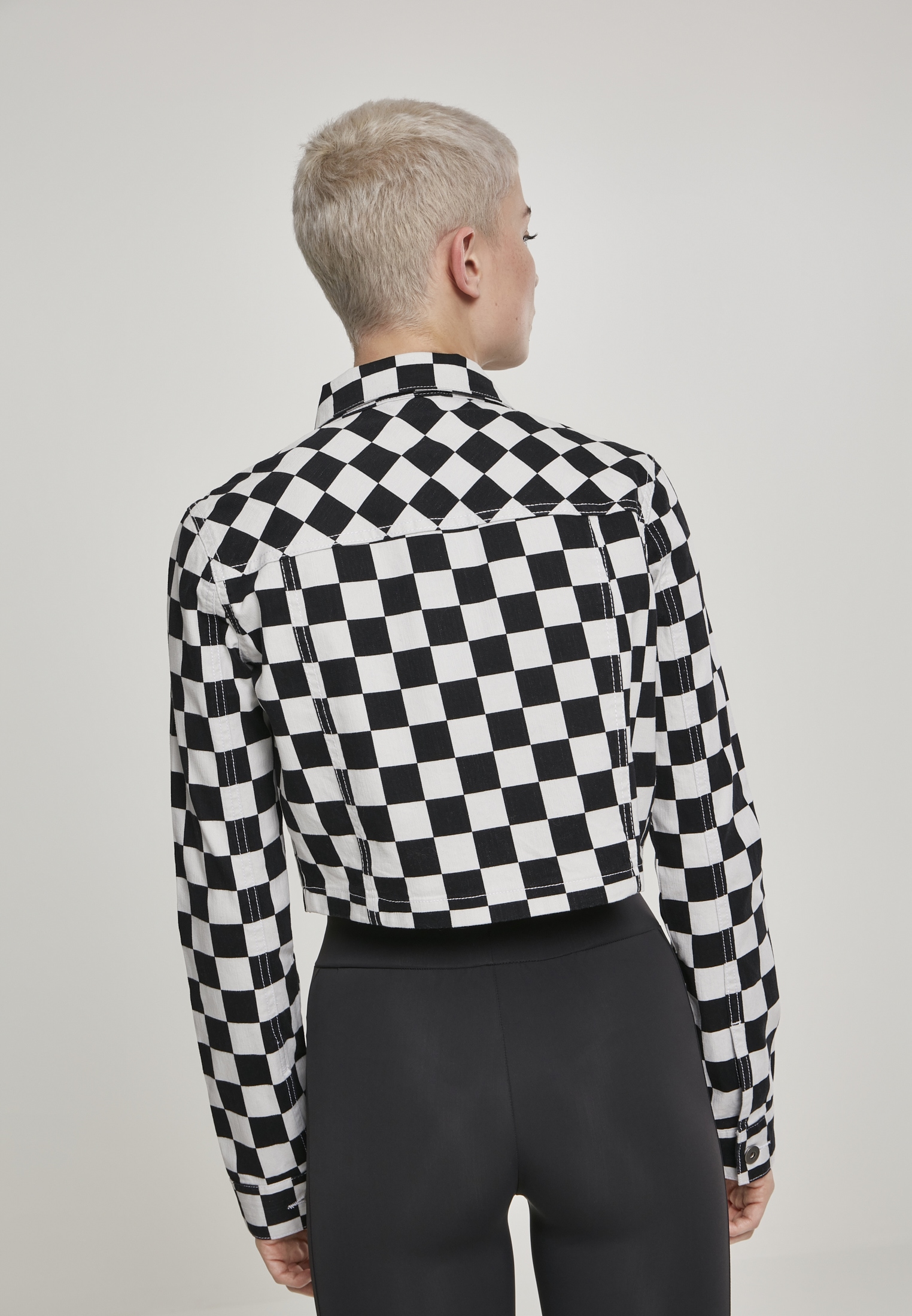 URBAN CLASSICS Outdoorjacke »Damen Ladies Short Check Twill Jacket«, (1 St.)  online kaufen | BAUR